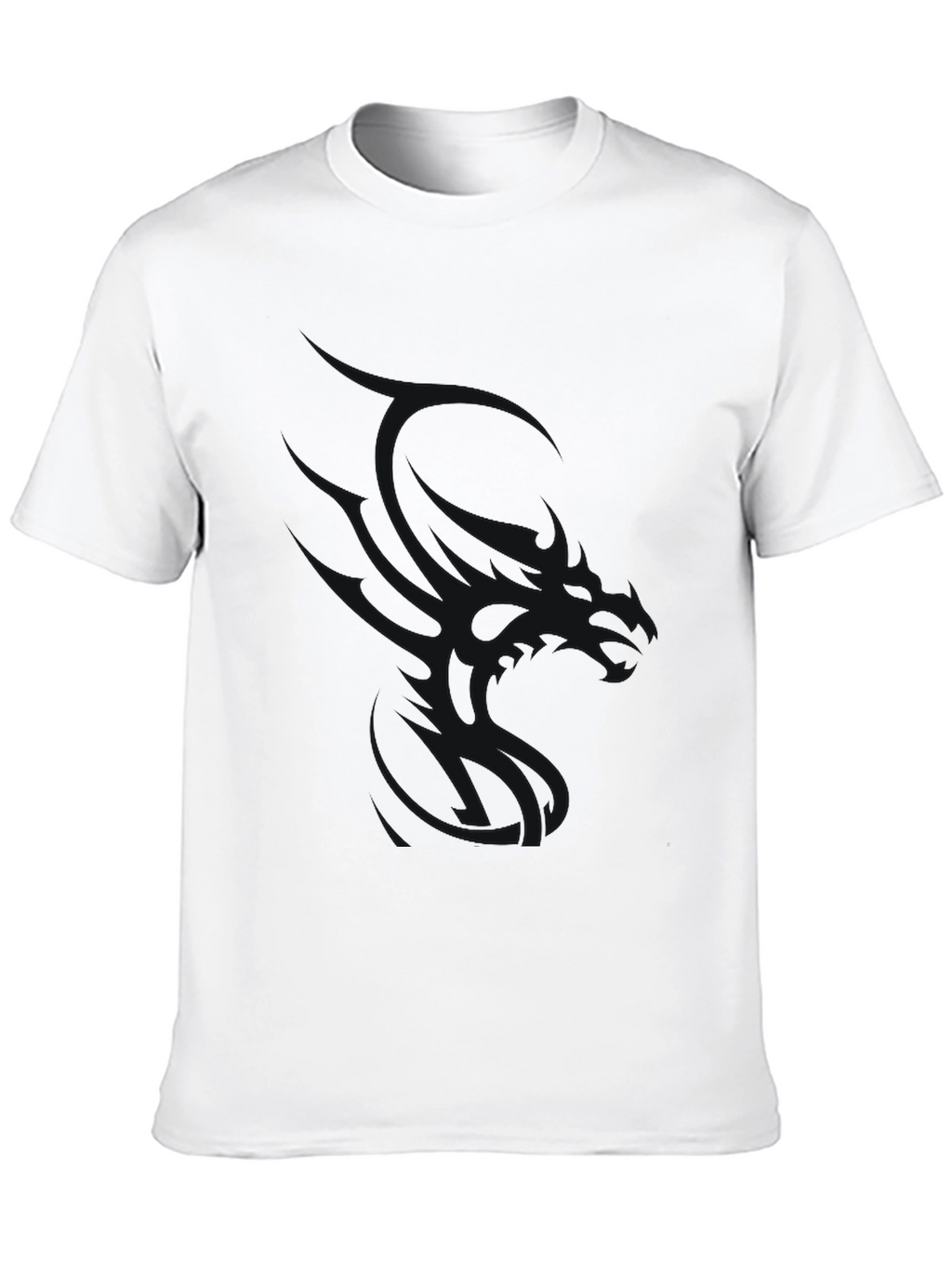 Mens Black Crew Neck Short Sleeve T-Shirt