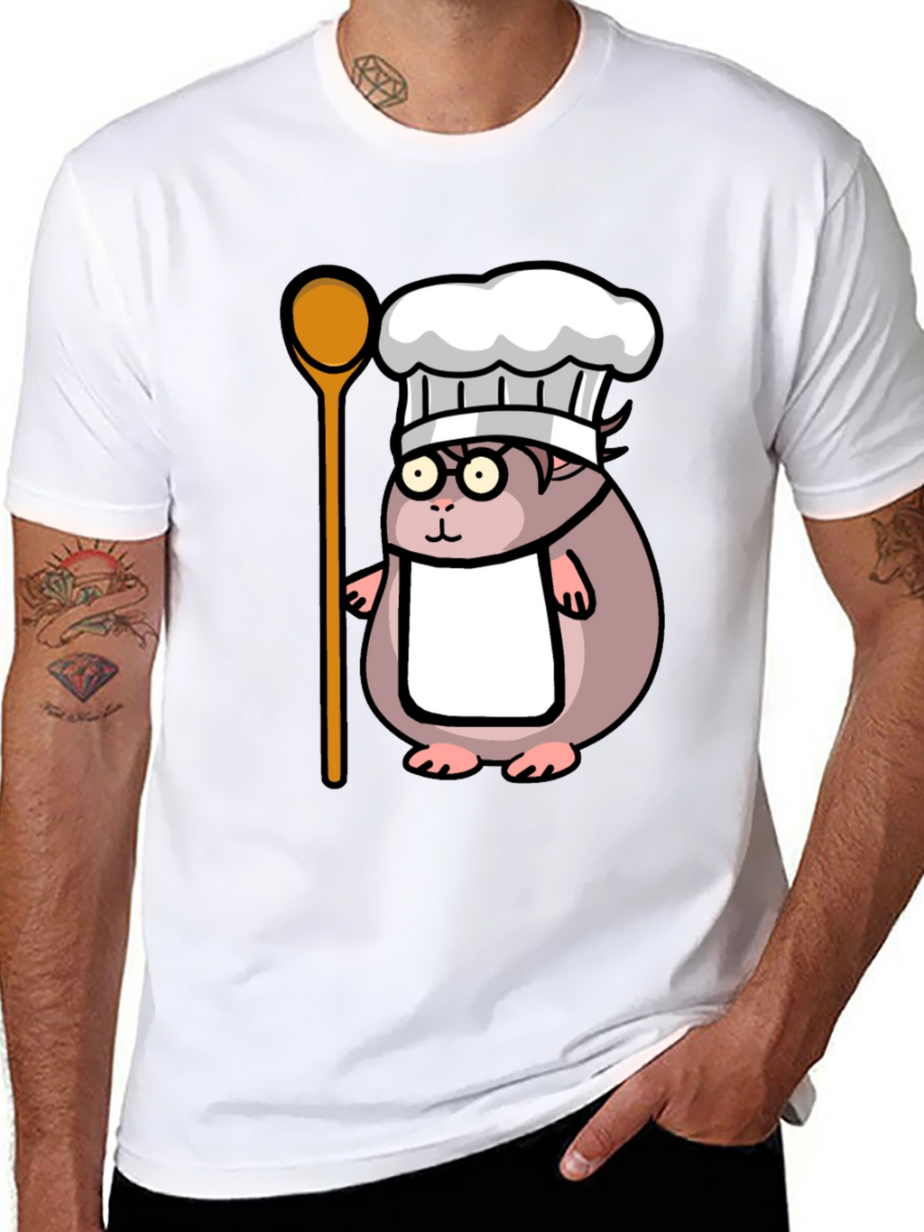 Chef Hamster T-Shirt - Cute Cook Design