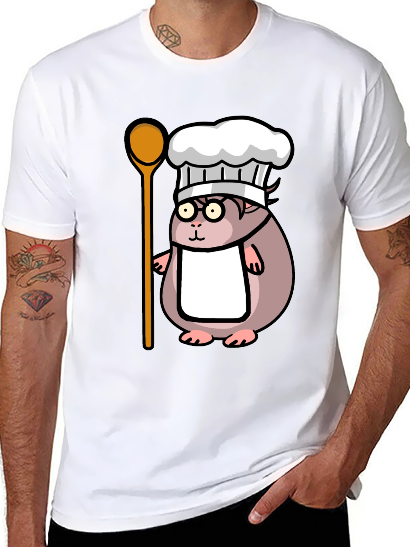 Chef Hamster T-Shirt - Cute Cook Design