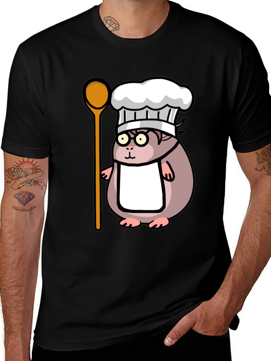 Chef Hamster T-Shirt - Cute Cook Design