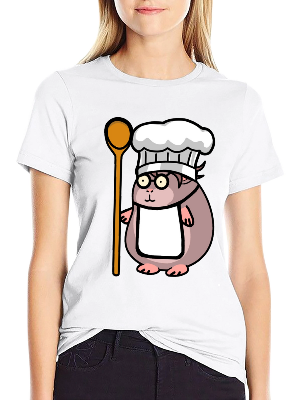 Chef Hamster T-Shirt - Cute Cook Design