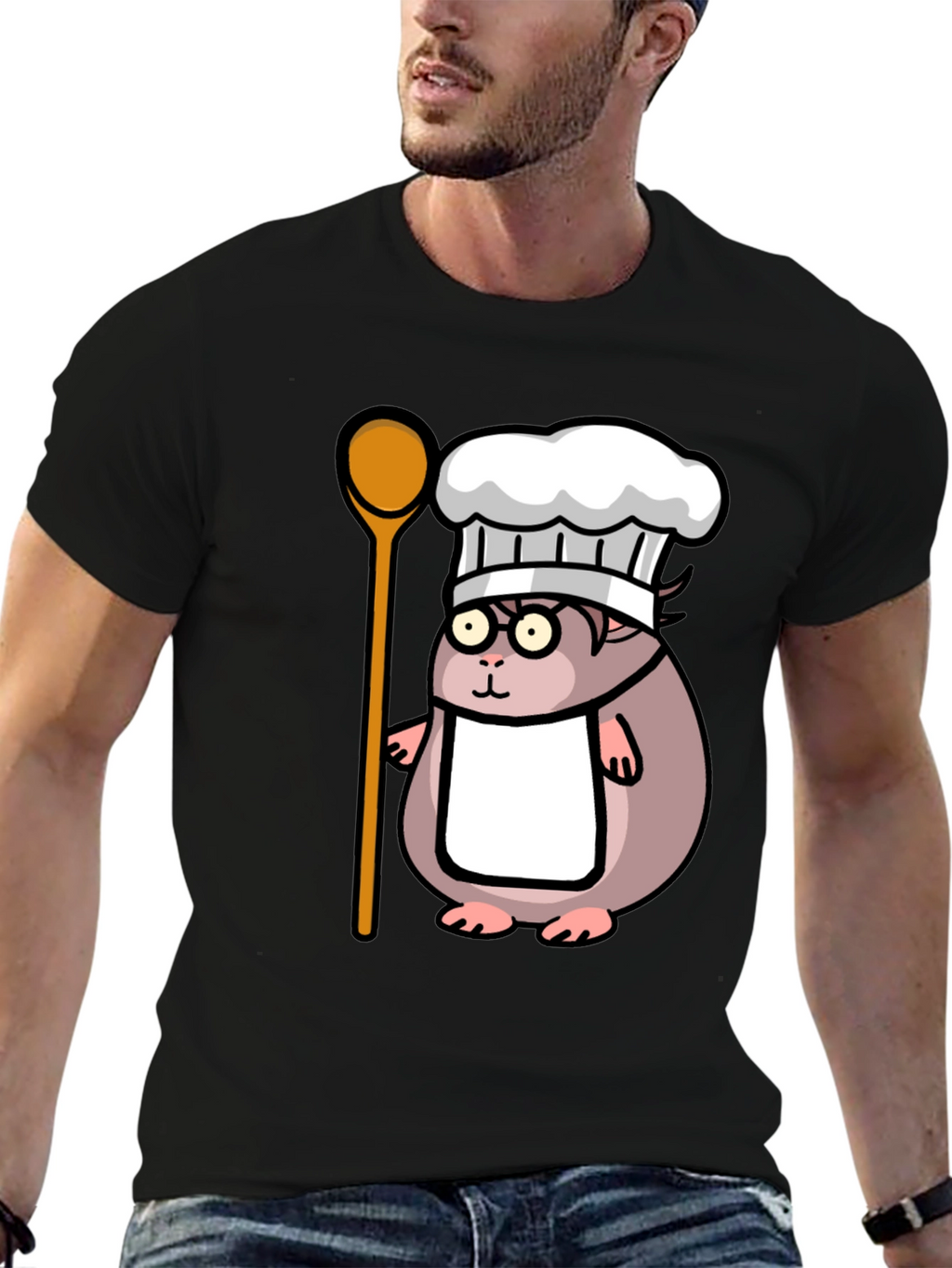 Chef Hamster T-Shirt - Cute Cook Design