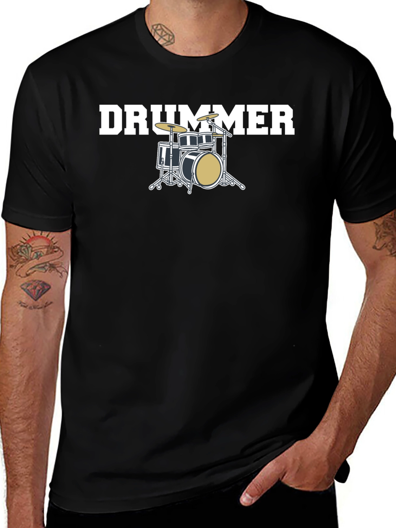 Drummer T-Shirt - Music Lover Tee