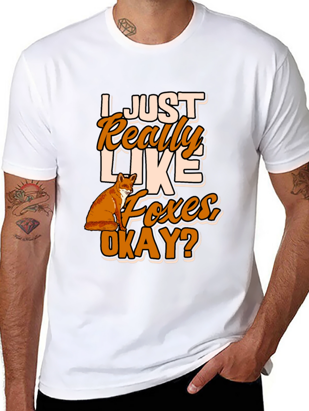I Just Really Like Foxes Okay? T-Shirt