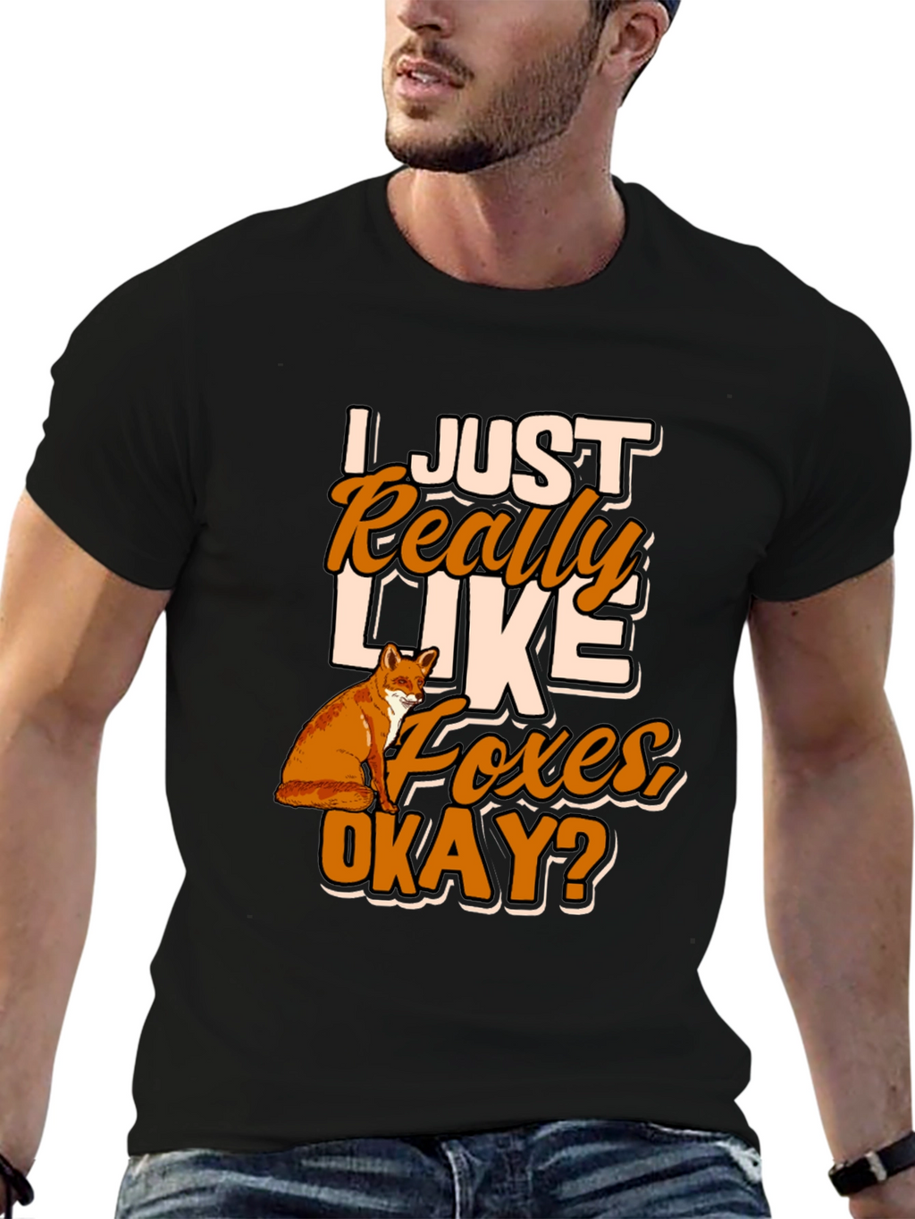 I Just Really Like Foxes Okay? T-Shirt