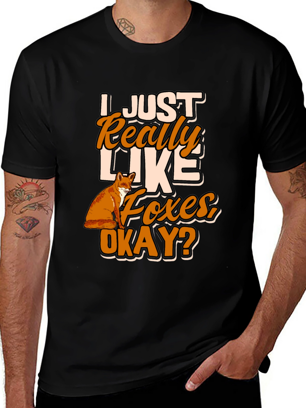 I Just Really Like Foxes Okay? T-Shirt