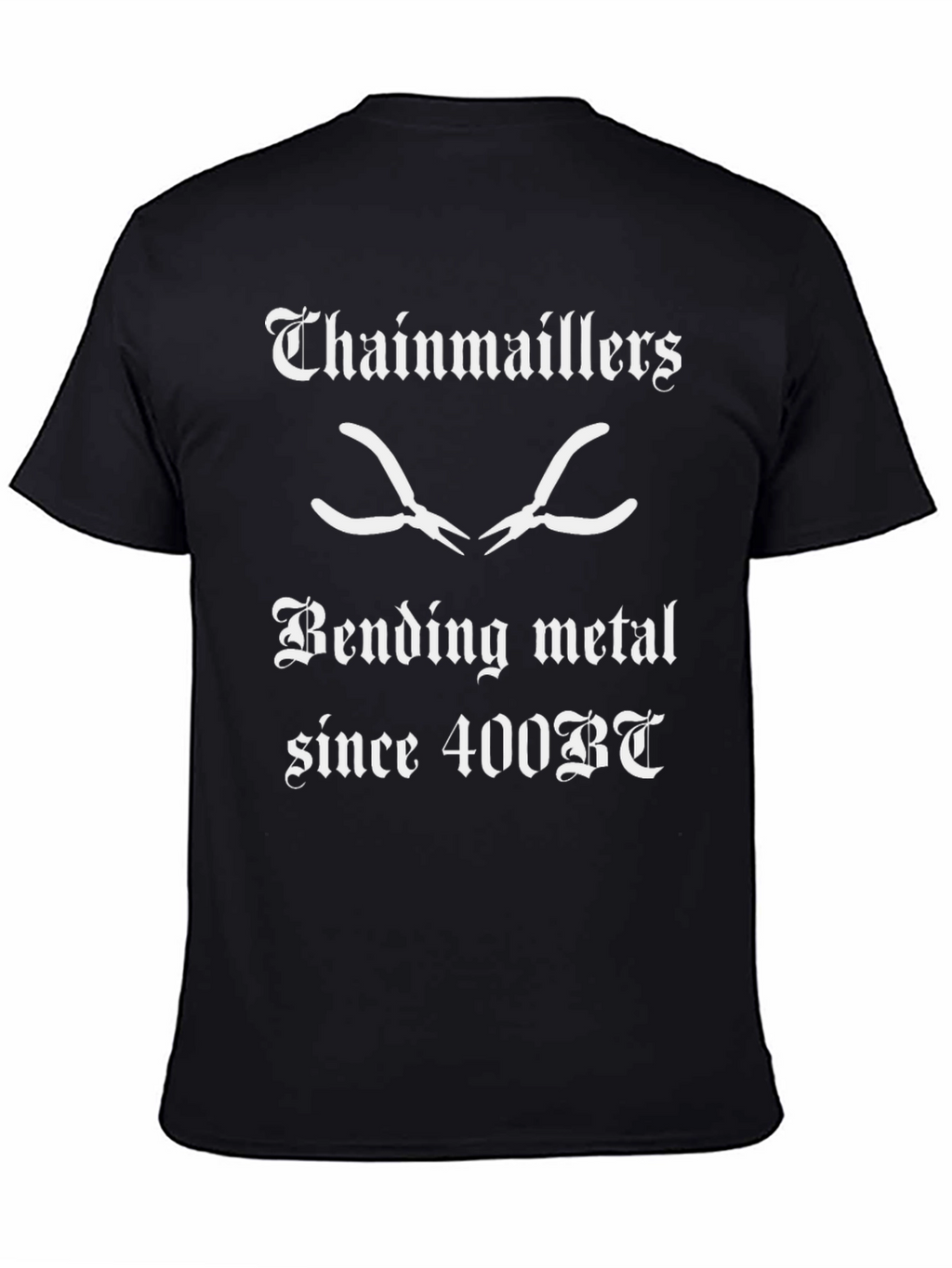 Chainmailers Bending Metal Tee - Black