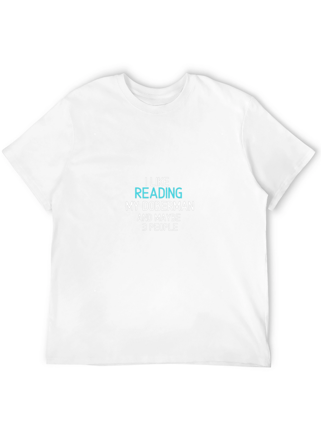 Doberman Reading T-Shirt - Funny Dog Lover Tee