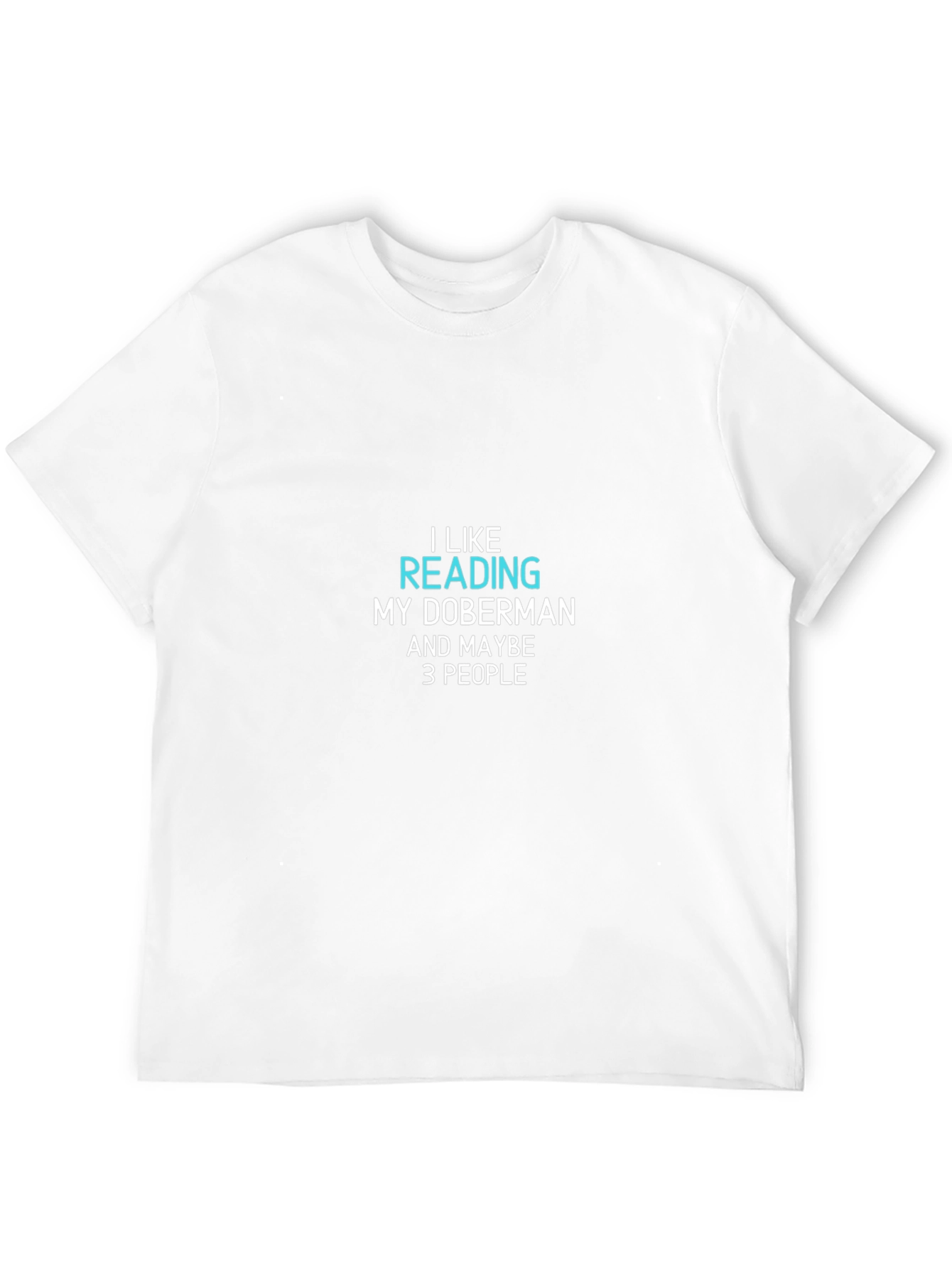 Doberman Reading T-Shirt - Funny Dog Lover Tee