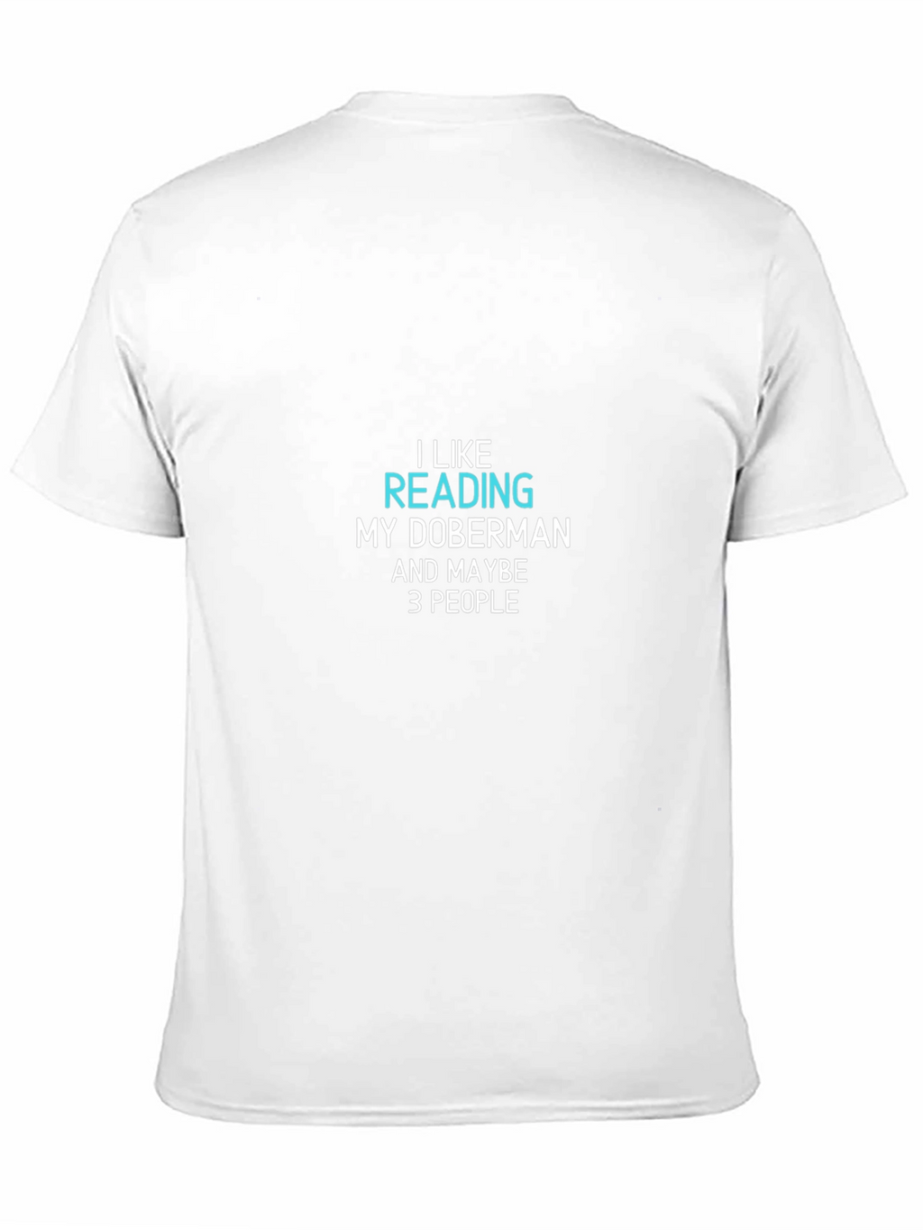 Doberman Reading T-Shirt - Funny Dog Lover Tee