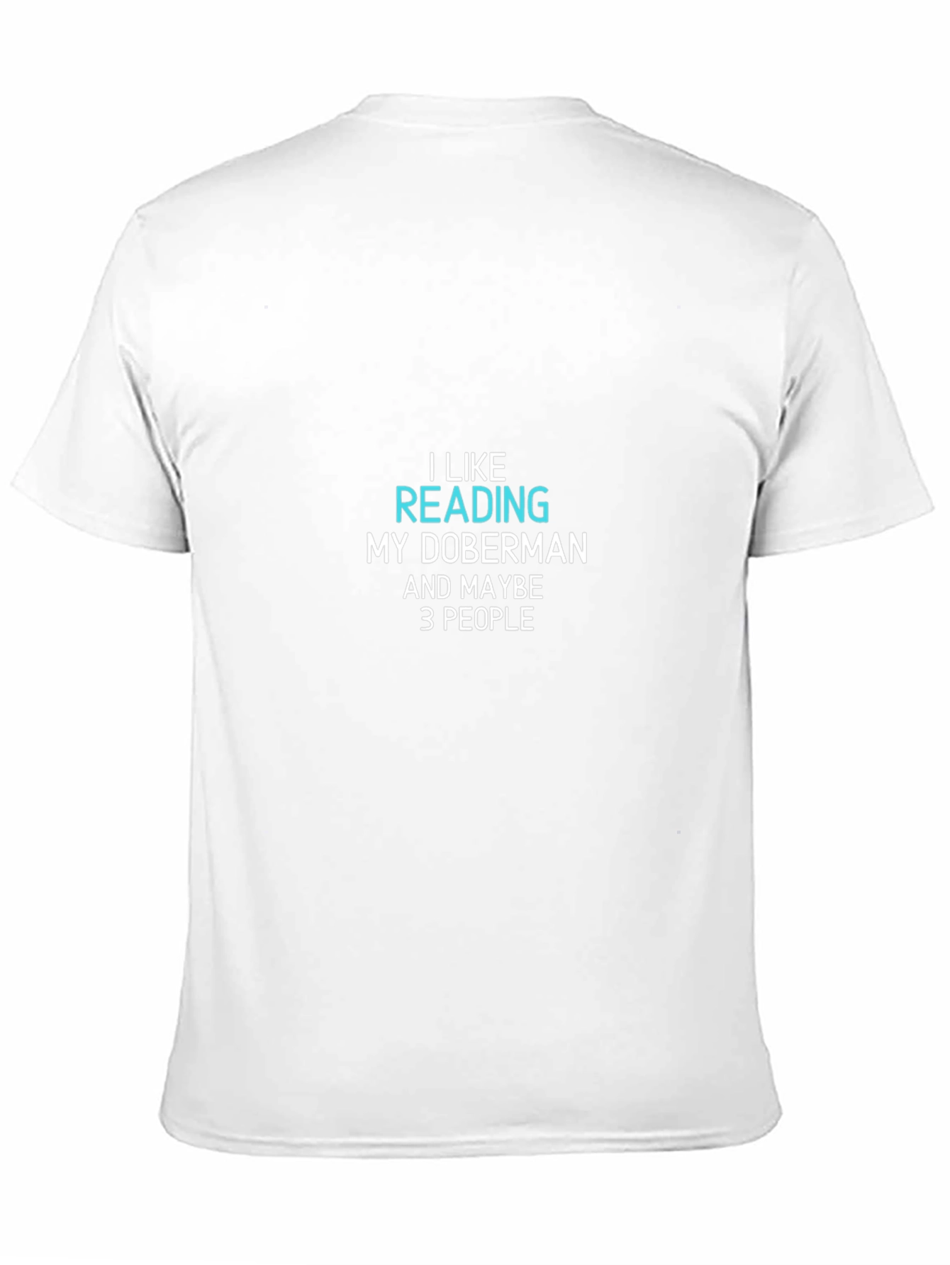 Doberman Reading T-Shirt - Funny Dog Lover Tee