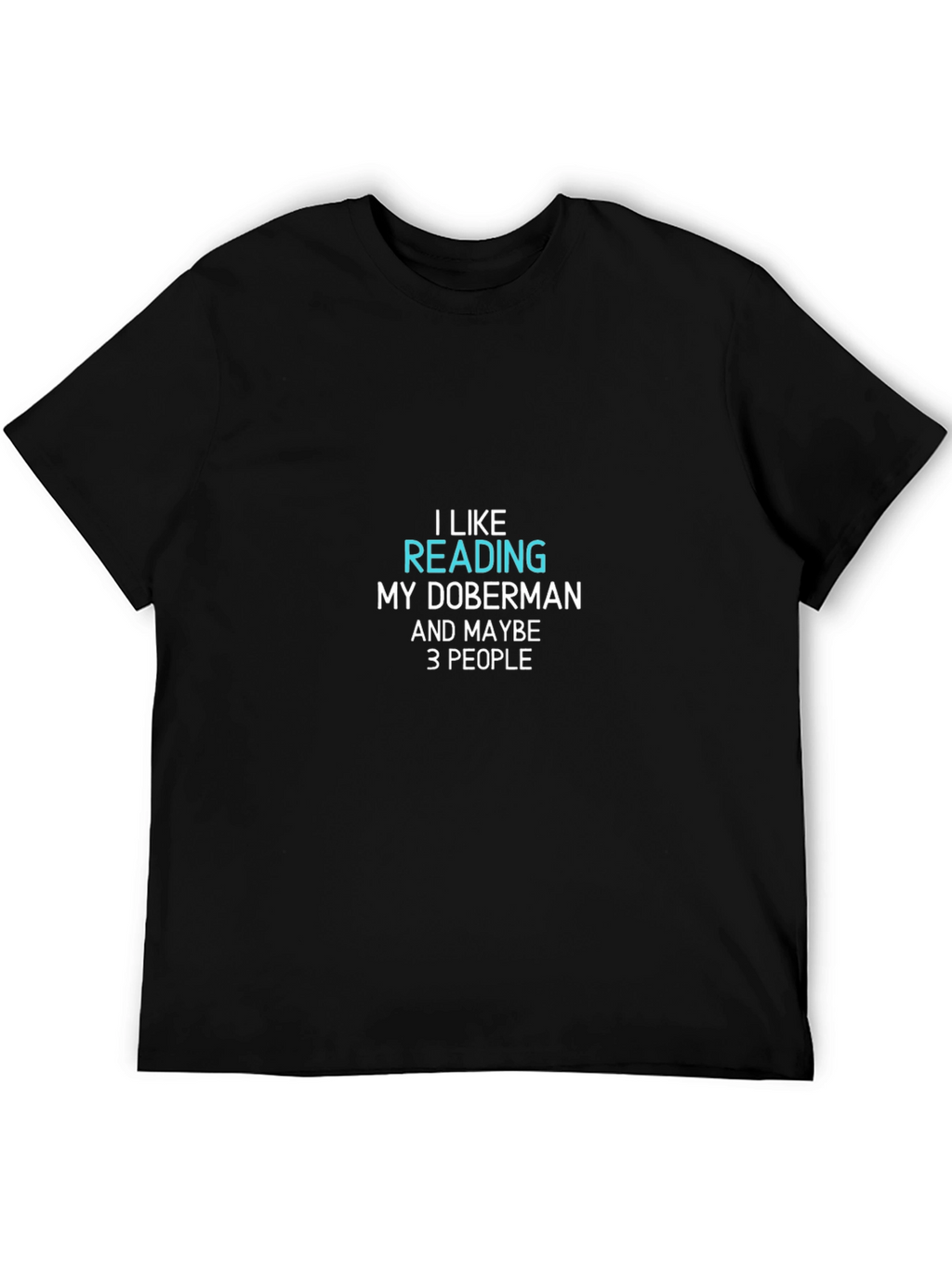Doberman Reading T-Shirt - Funny Dog Lover Tee
