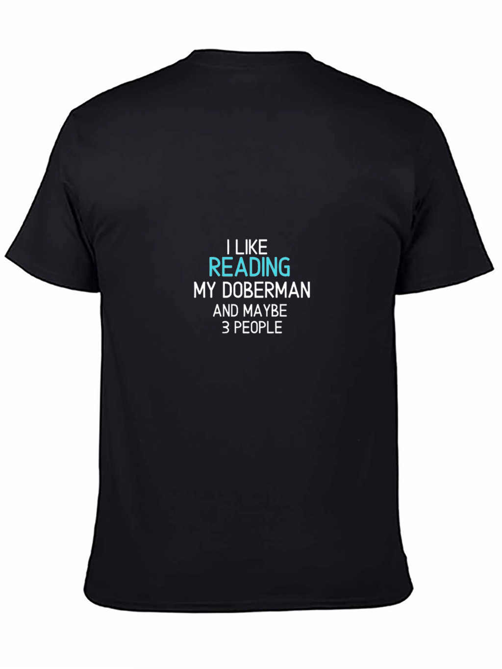 Doberman Reading T-Shirt - Funny Dog Lover Tee