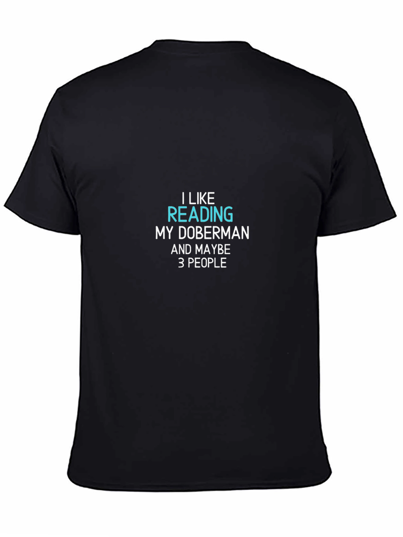Doberman Reading T-Shirt - Funny Dog Lover Tee