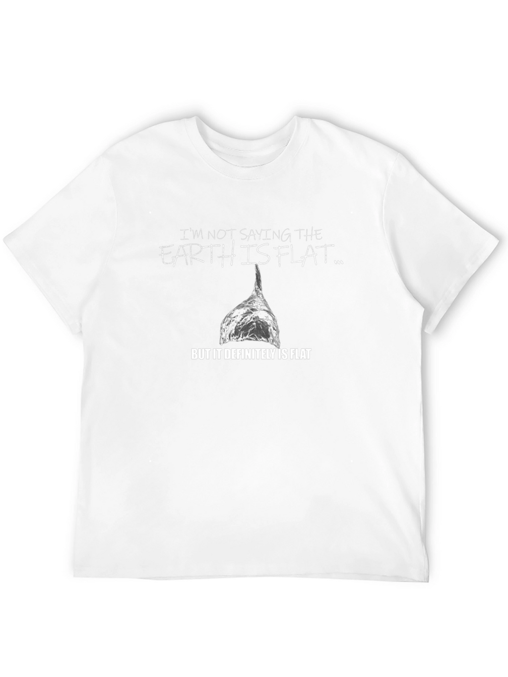 Flat Earth Conspiracy Theory Graphic T-Shirt