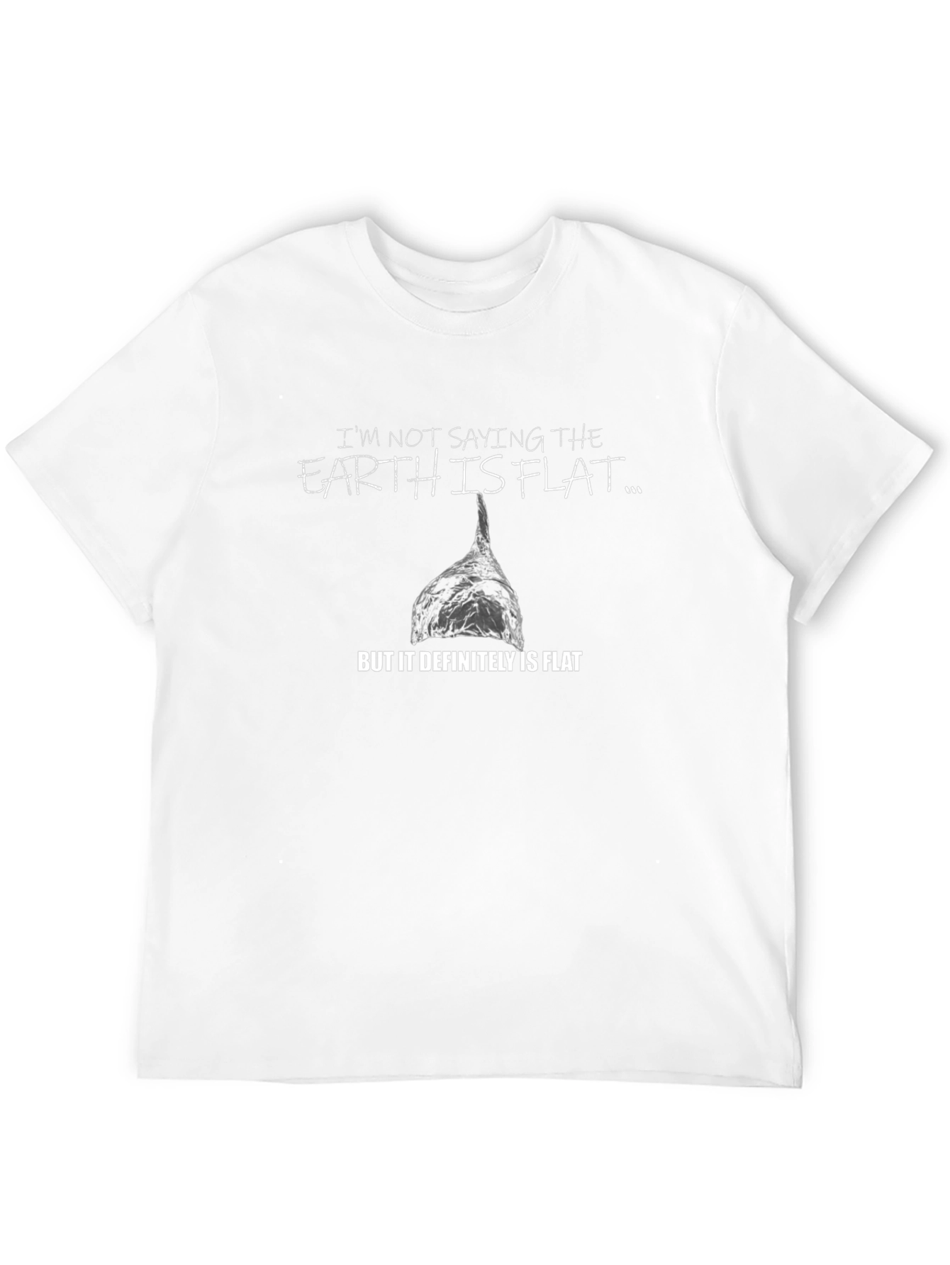 Flat Earth Conspiracy Theory Graphic T-Shirt