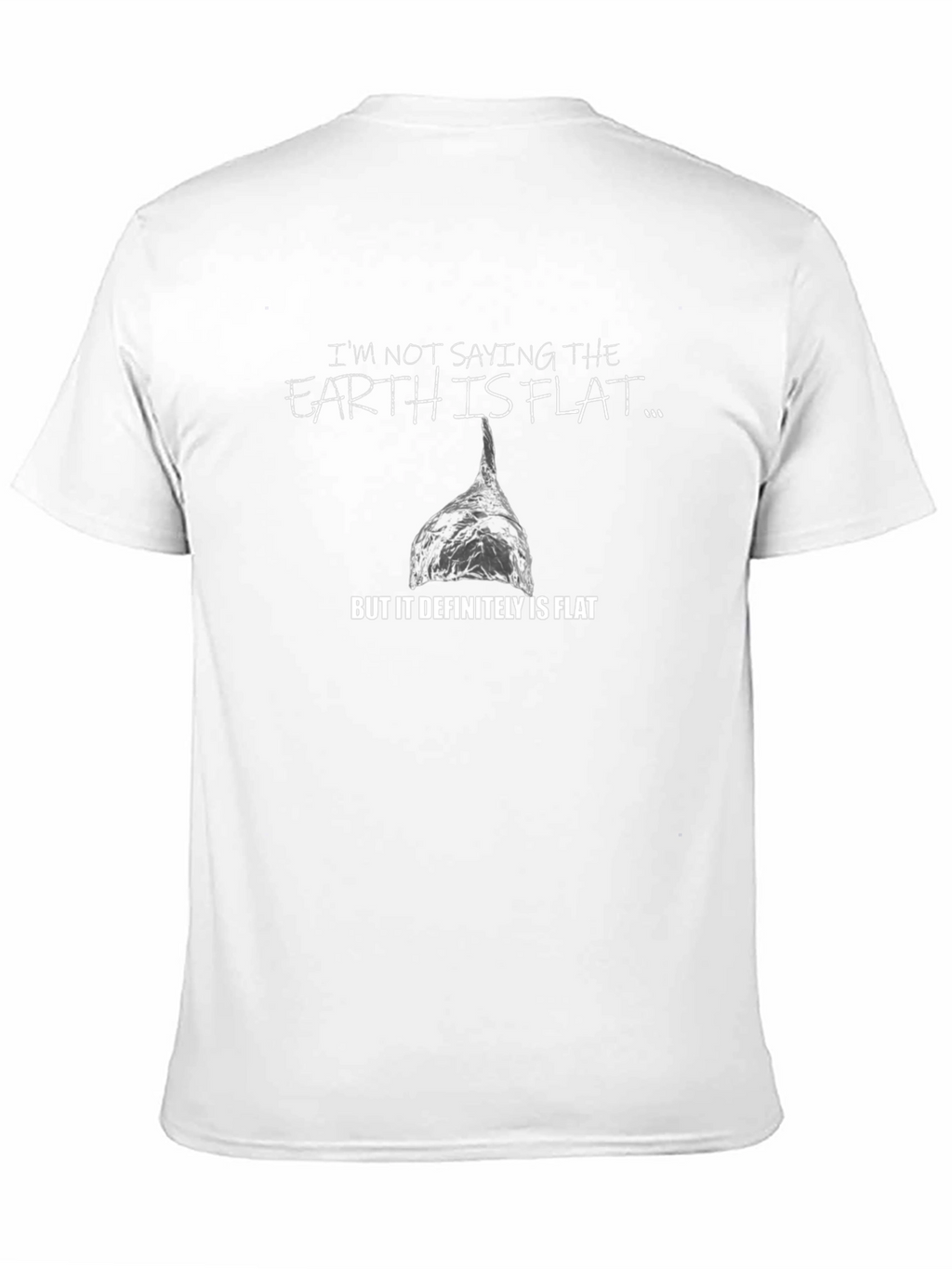 Flat Earth Conspiracy Theory Graphic T-Shirt