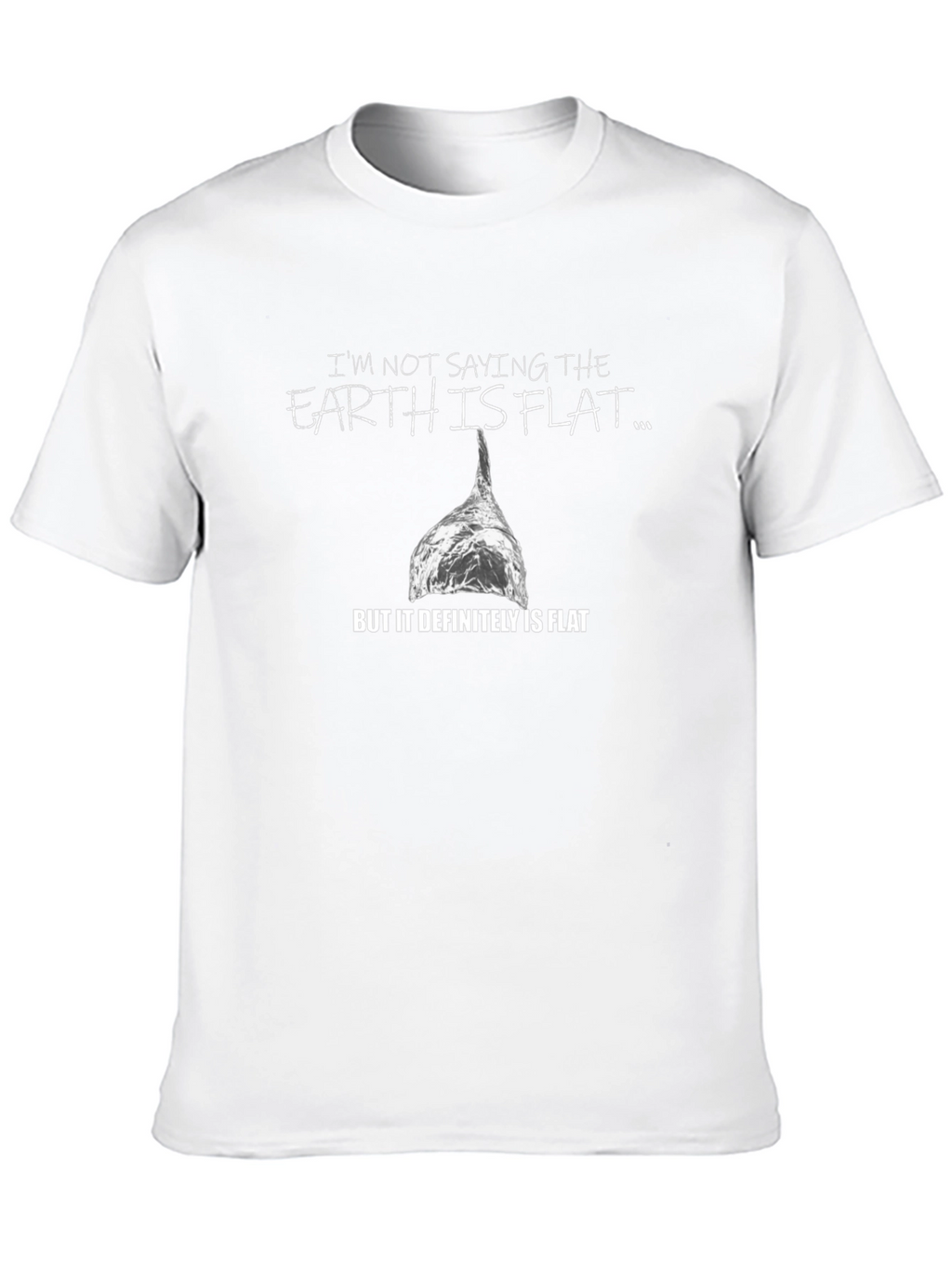 Flat Earth Conspiracy Theory Graphic T-Shirt