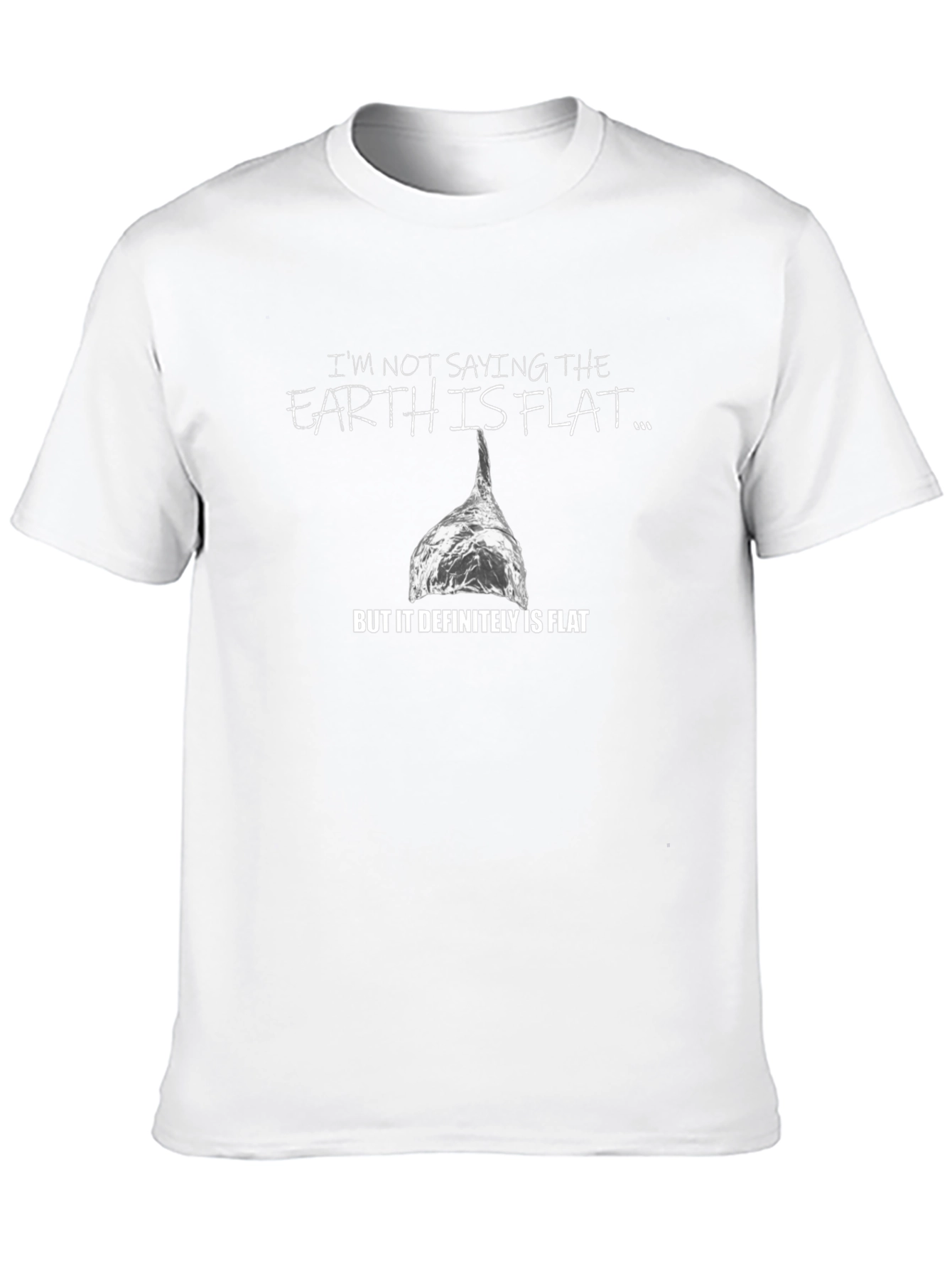 Flat Earth Conspiracy Theory Graphic T-Shirt