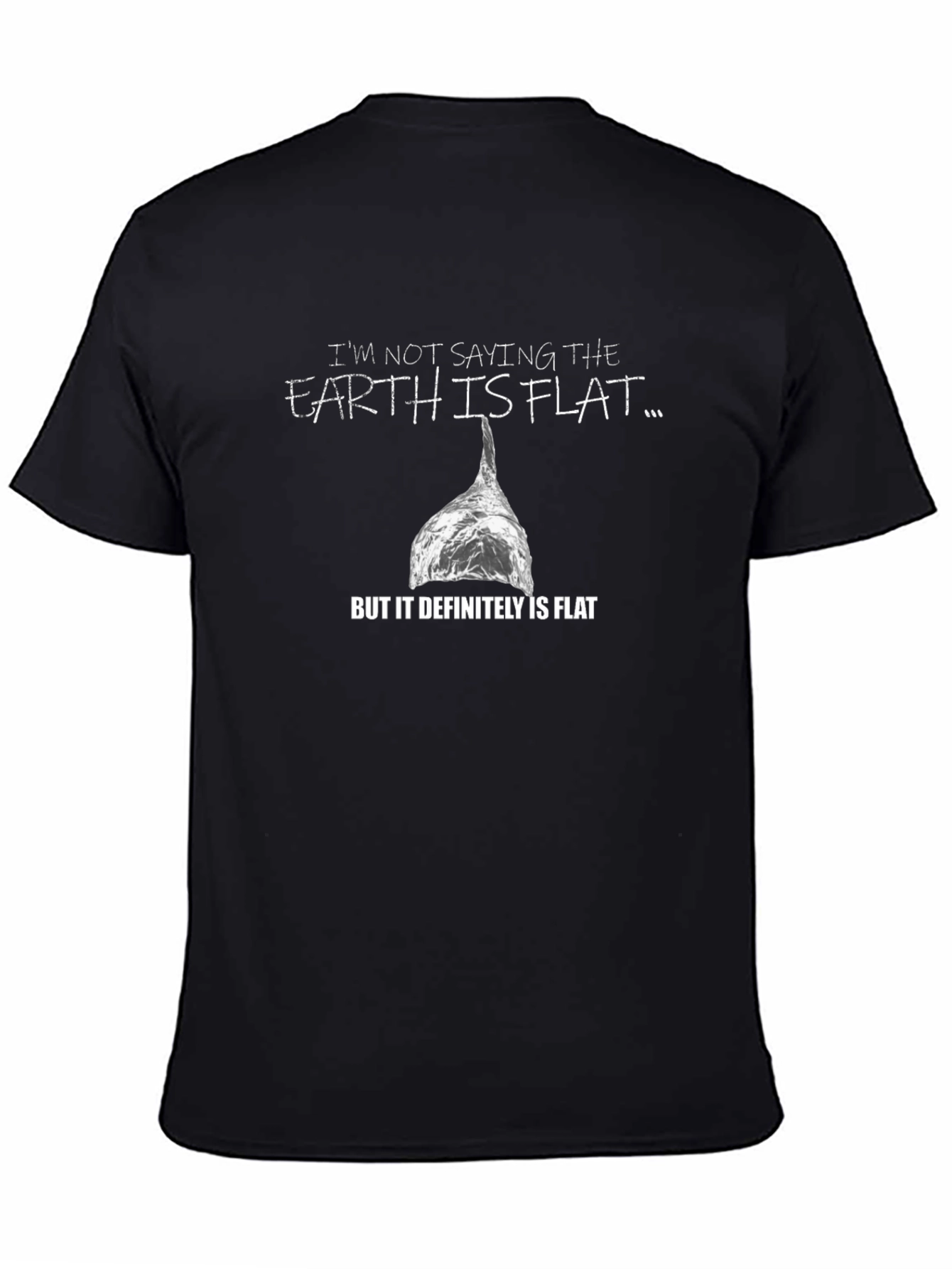 Flat Earth Conspiracy Theory Graphic T-Shirt
