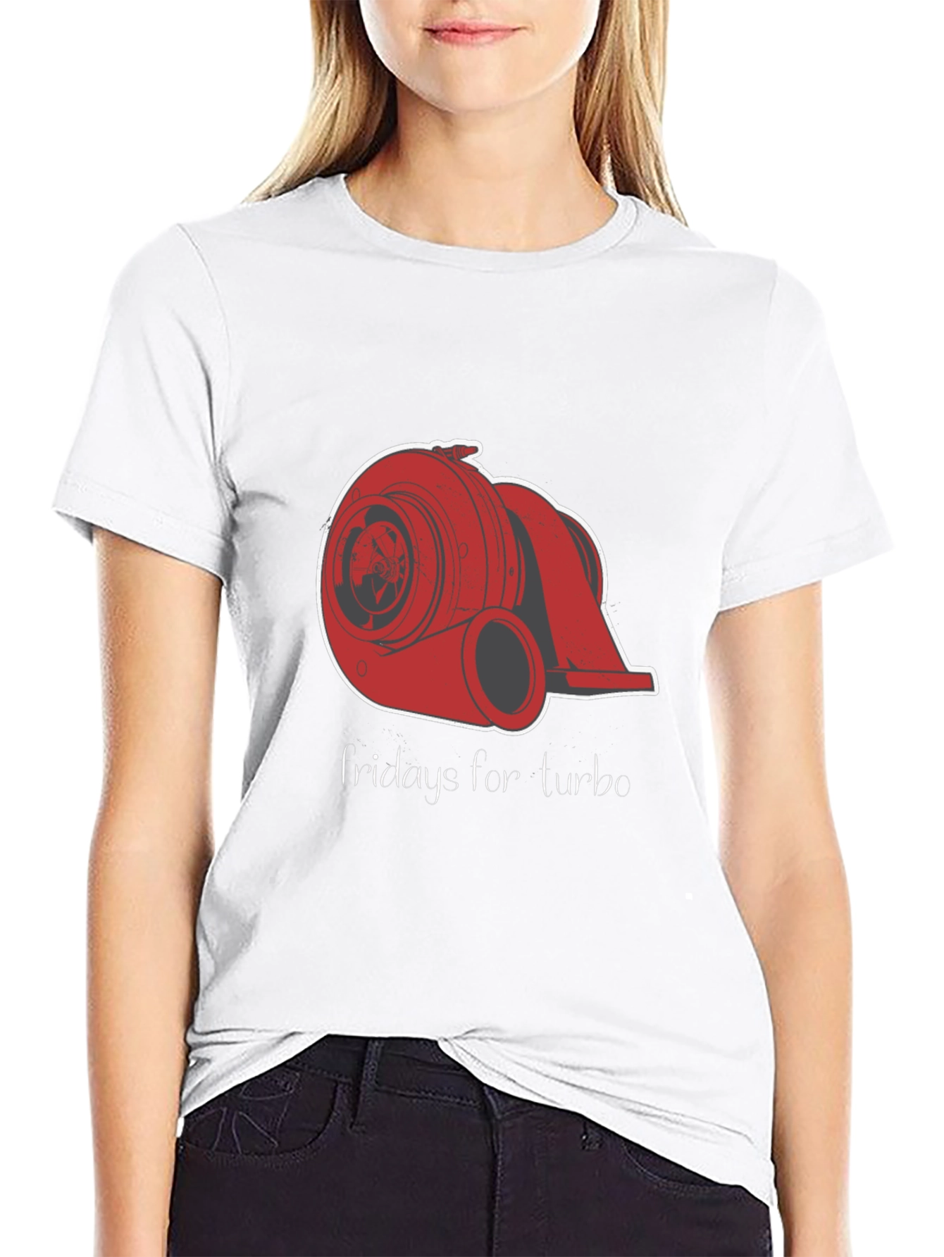 Fridays for Turbo T-Shirt - Black Graphic Tee