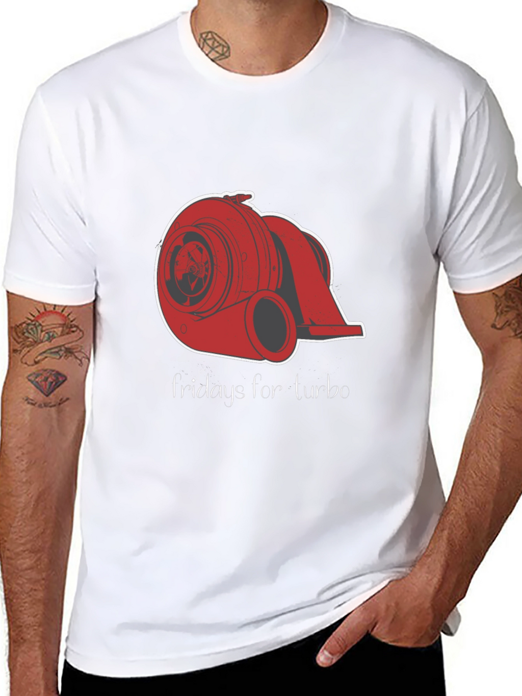 Fridays for Turbo T-Shirt - Black Graphic Tee