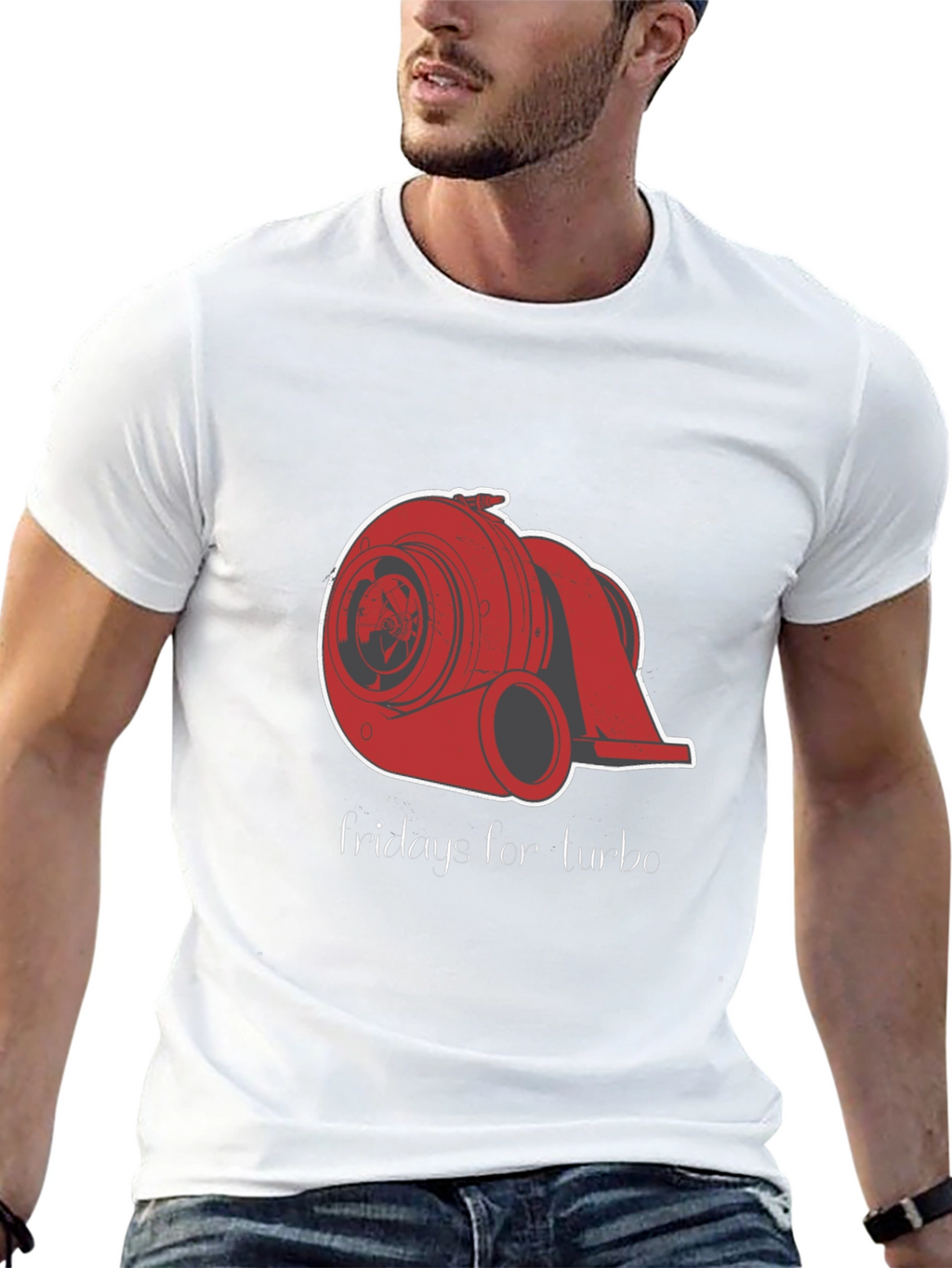 Fridays for Turbo T-Shirt - Black Graphic Tee