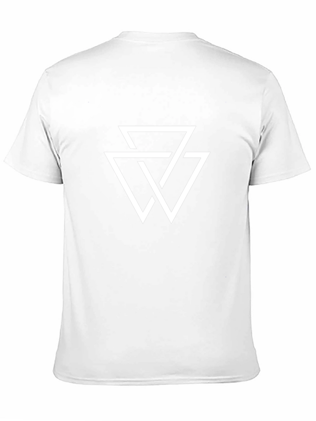 Geometric Triangle Graphic Tee - Stylish Menswear