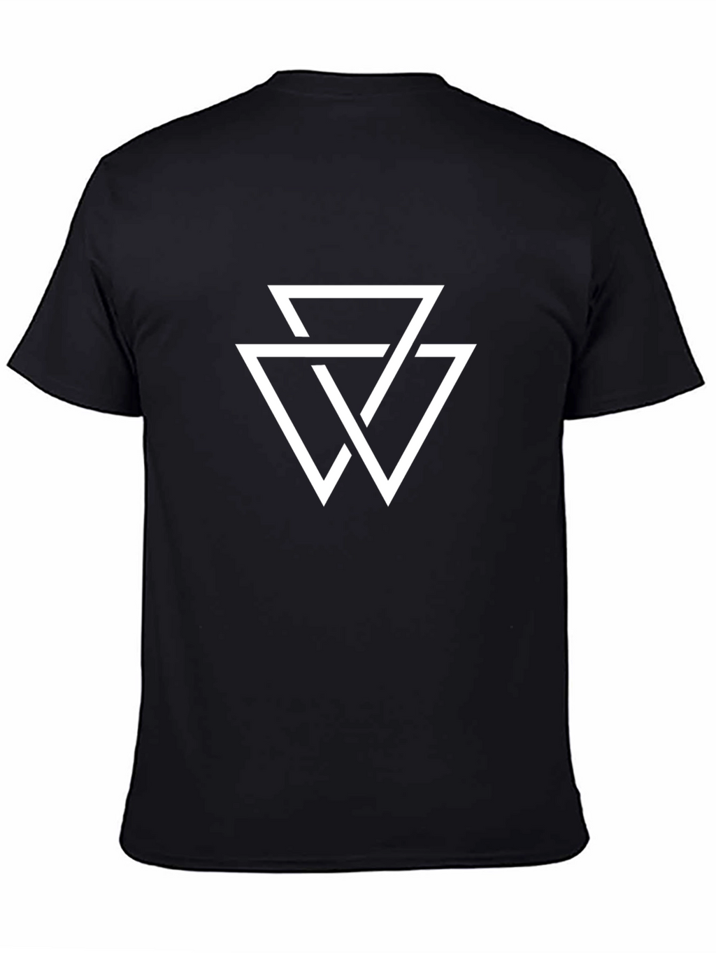 Geometric Triangle Graphic Tee - Stylish Menswear