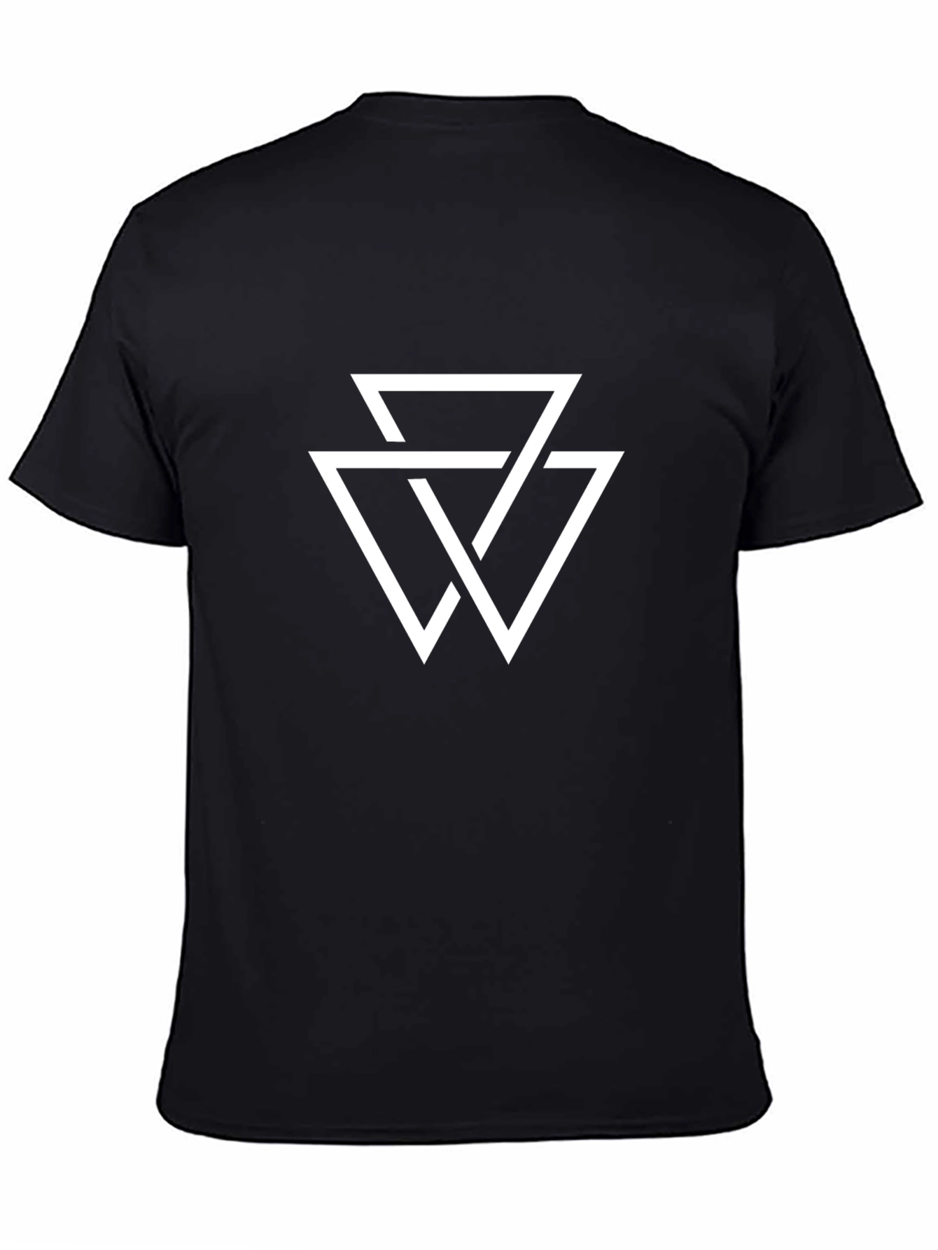 Geometric Triangle Graphic Tee - Stylish Menswear