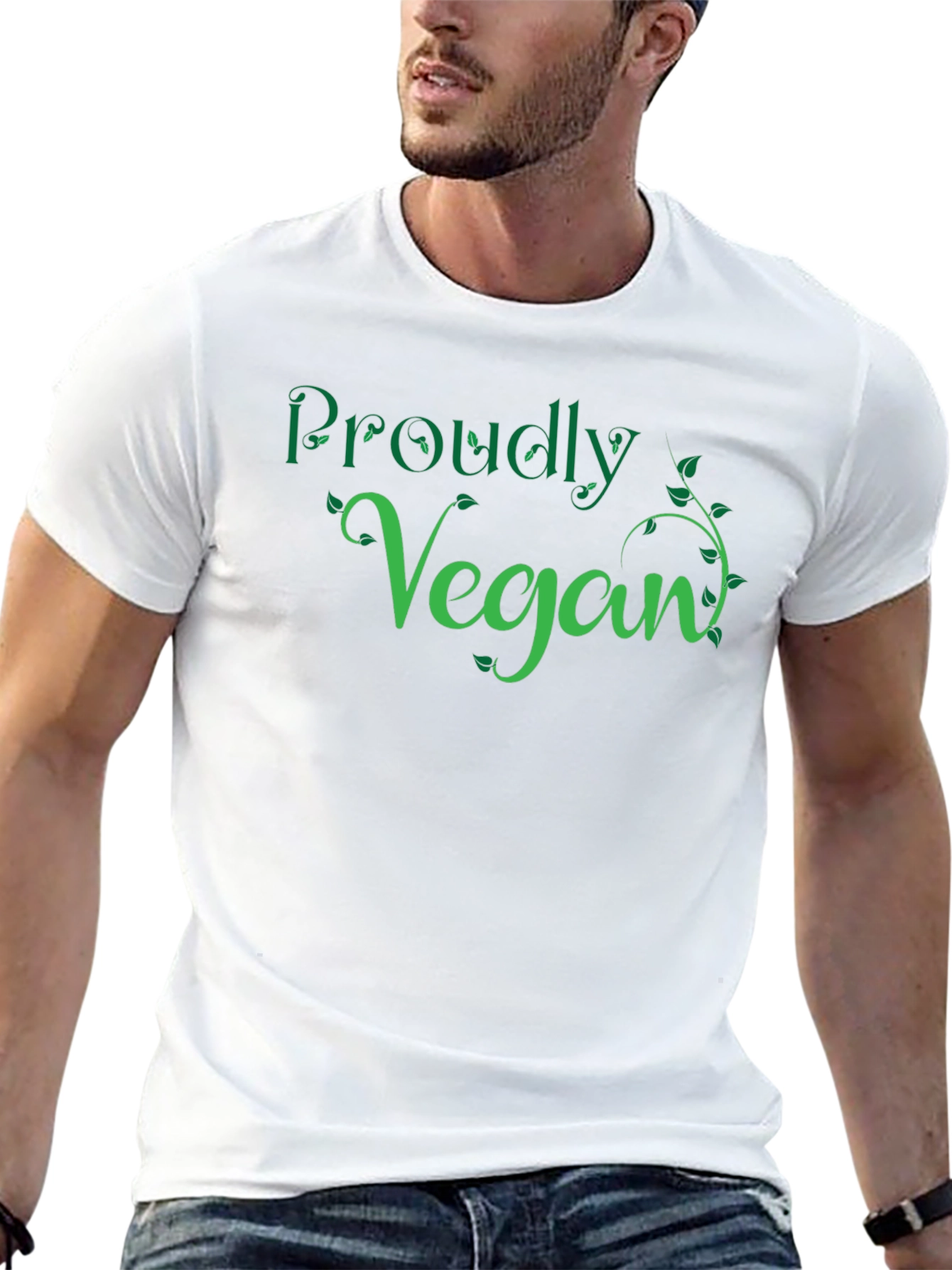 Proudly Vegan Graphic T-Shirt - Stylish & Comfortable