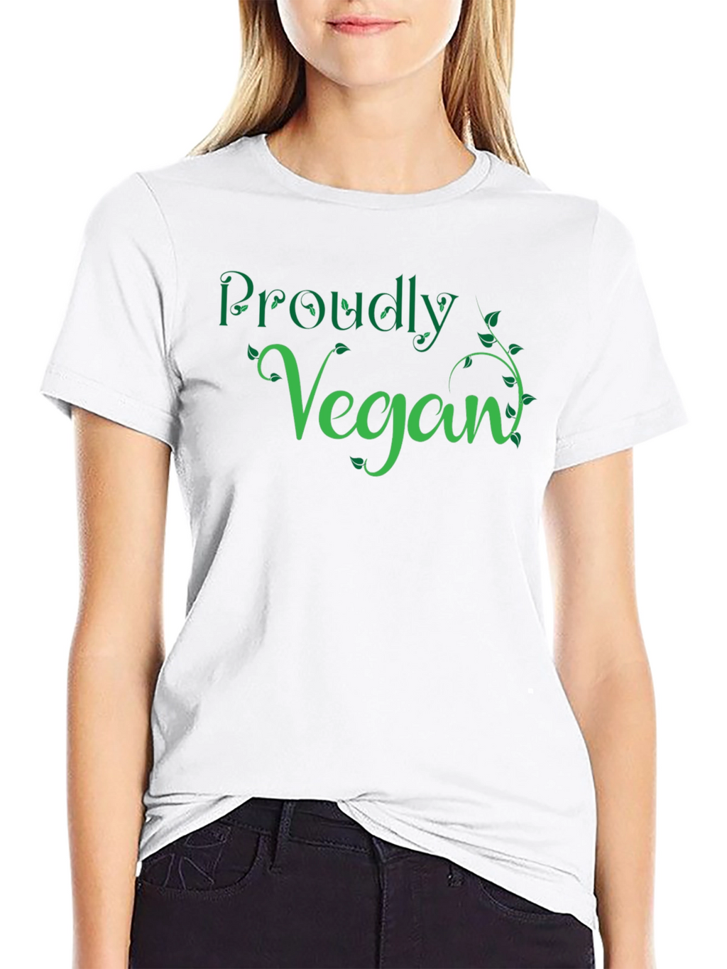Proudly Vegan Graphic T-Shirt - Stylish & Comfortable