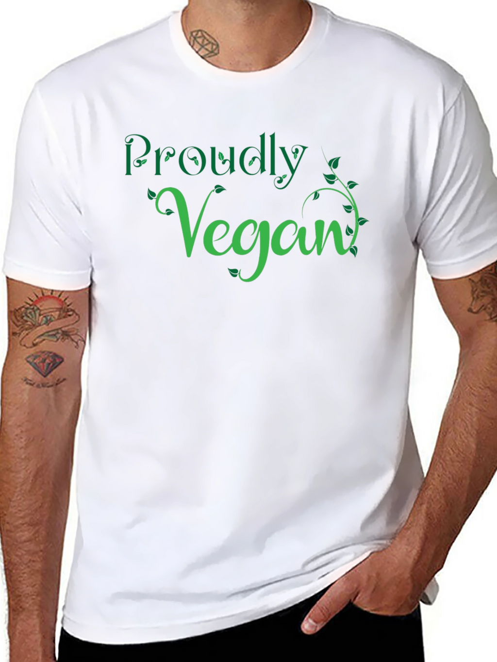 Proudly Vegan Graphic T-Shirt - Stylish & Comfortable
