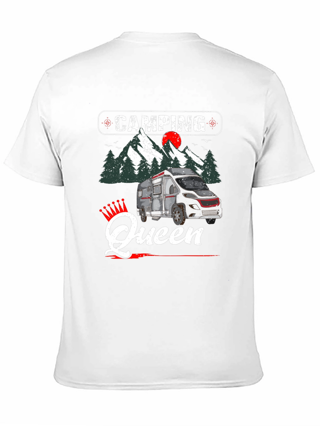 Camping Queen Graphic Tee - RV Camper Shirt