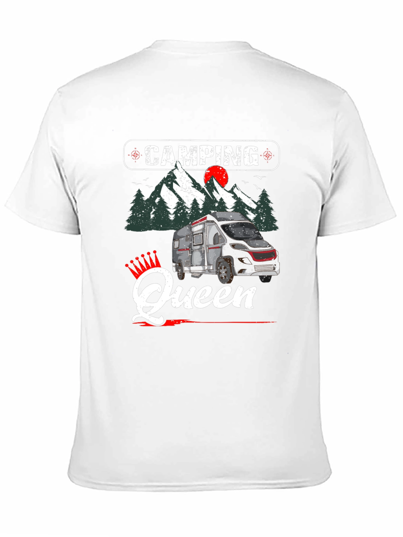 Camping Queen Graphic Tee - RV Camper Shirt