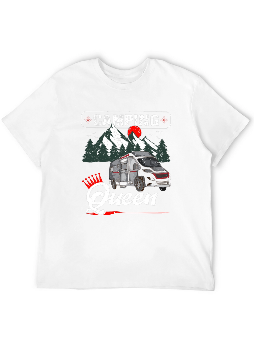 Camping Queen Graphic Tee - RV Camper Shirt