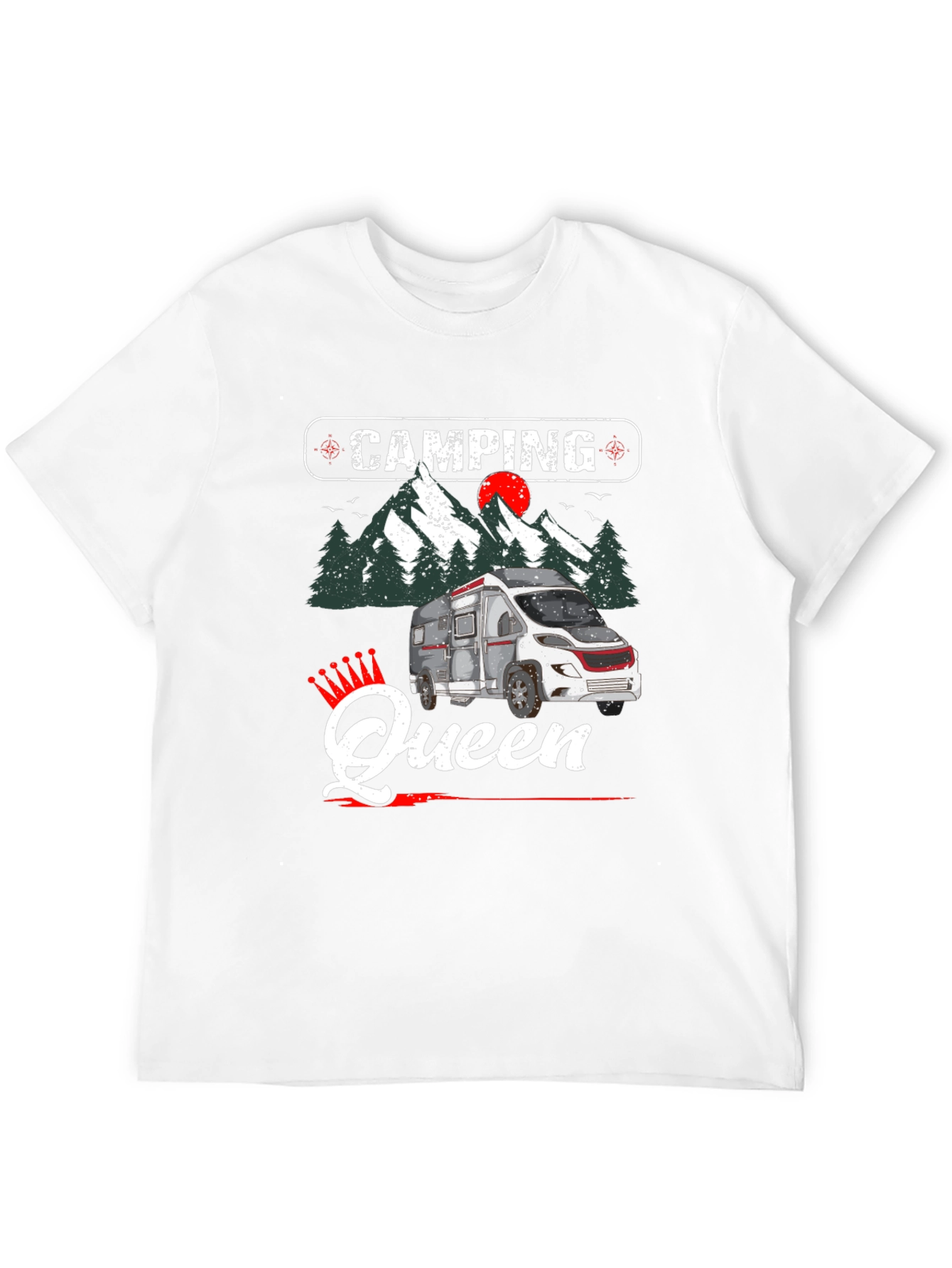 Camping Queen Graphic Tee - RV Camper Shirt