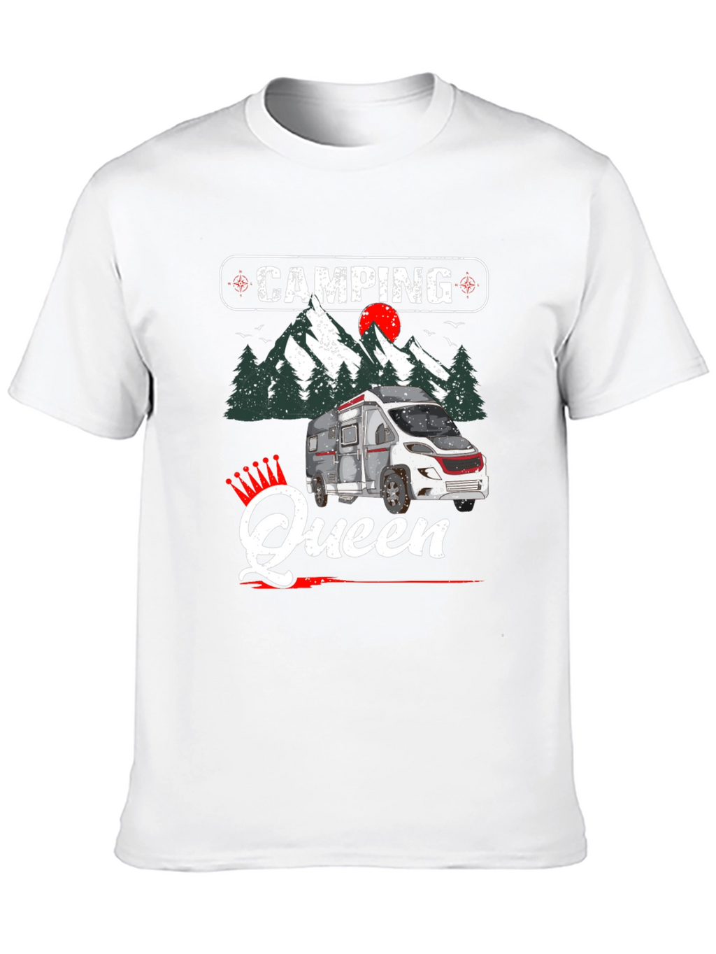 Camping Queen Graphic Tee - RV Camper Shirt