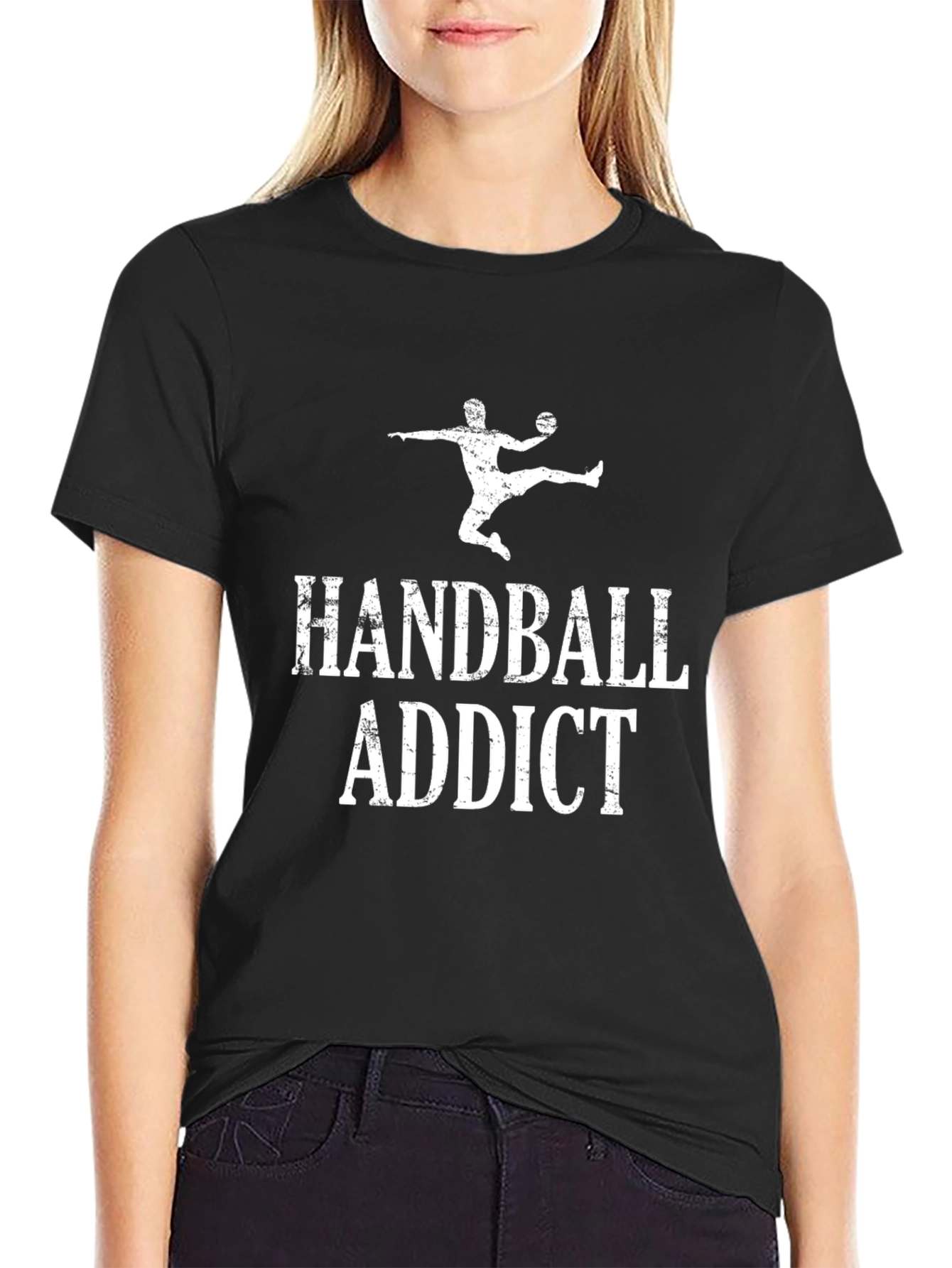 Handball Addict T-Shirt: Sporty Graphic Tee for Handball Lovers
