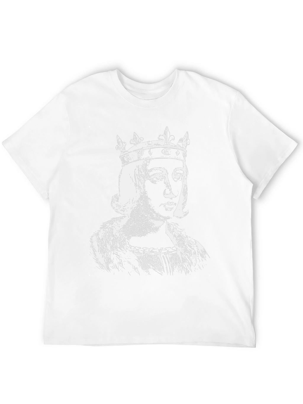 King Portrait Graphic Tee - Black Cotton T-Shirt