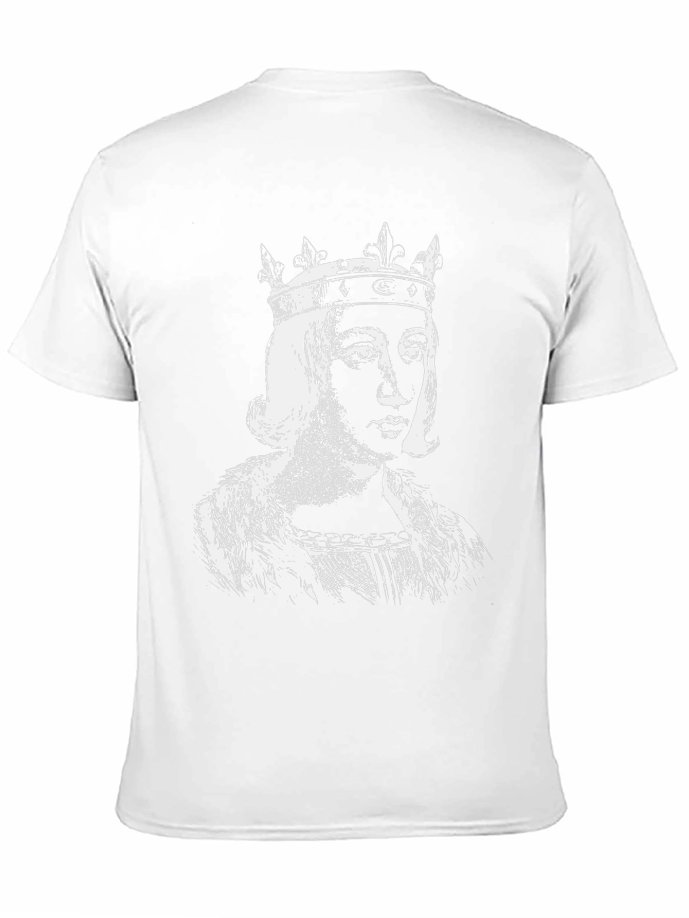 King Portrait Graphic Tee - Black Cotton T-Shirt