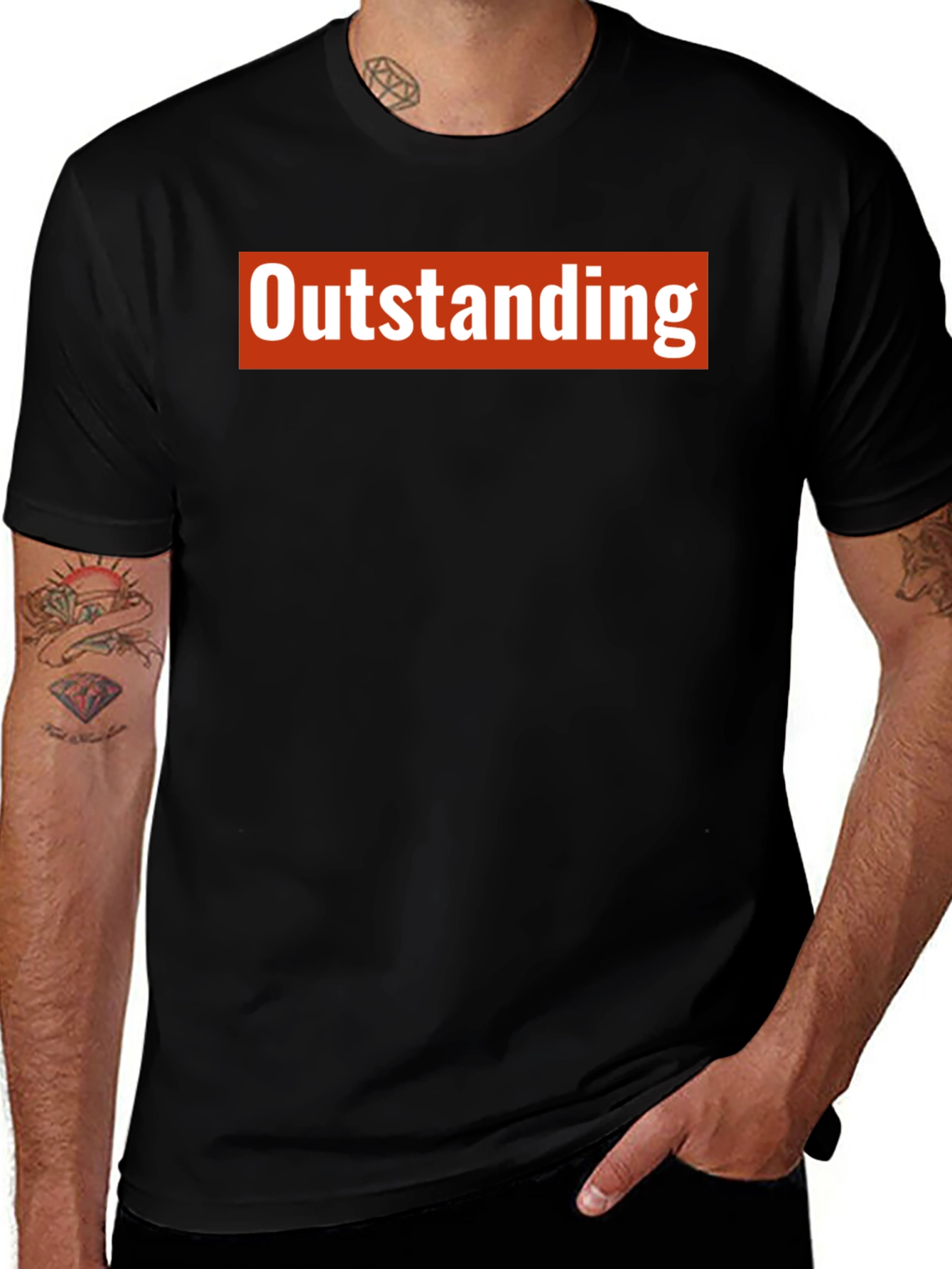 Outstanding Graphic T-Shirt - Bold Statement Tee
