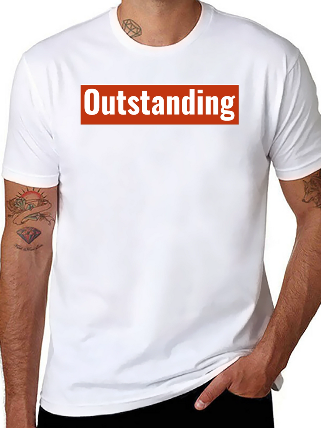 Outstanding Graphic T-Shirt - Bold Statement Tee