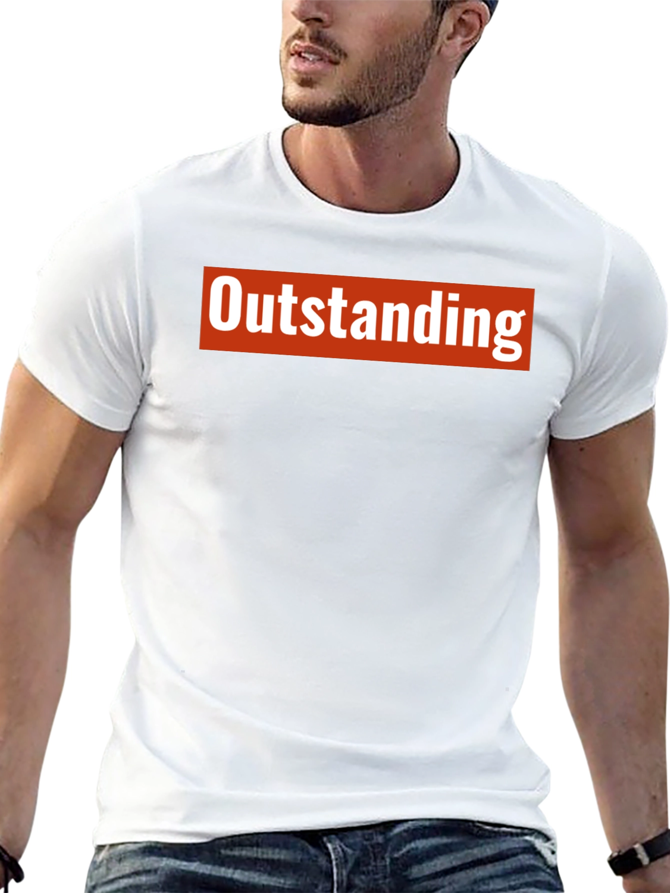 Outstanding Graphic T-Shirt - Bold Statement Tee