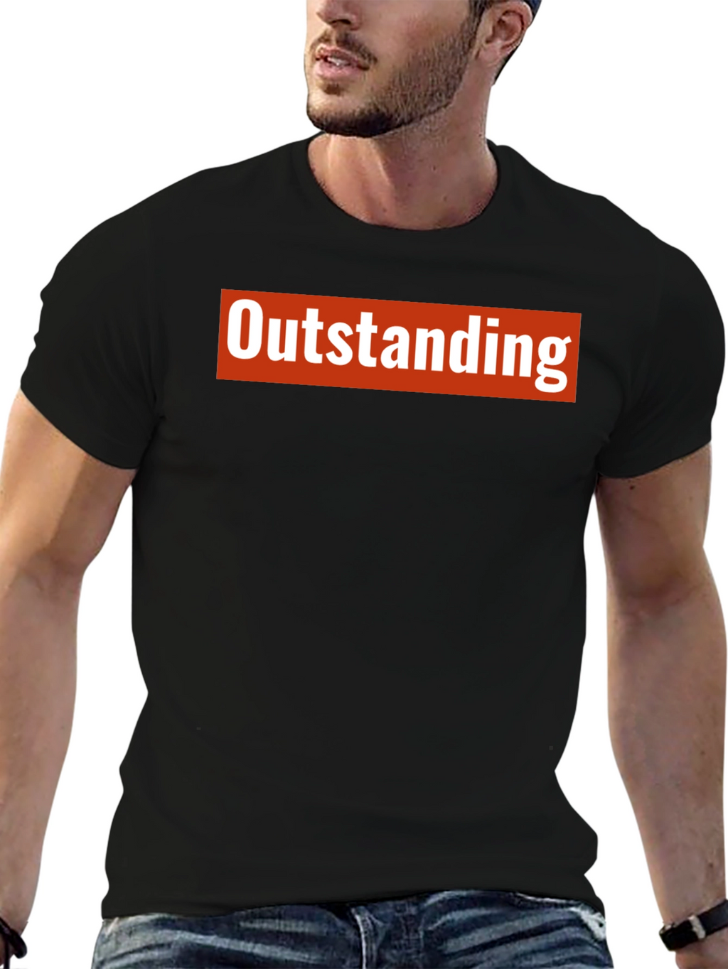 Outstanding Graphic T-Shirt - Bold Statement Tee