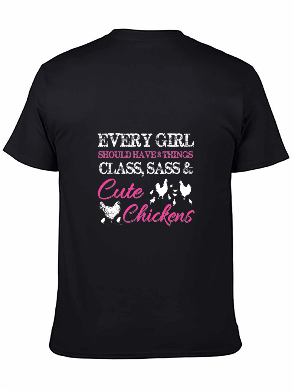 Cute Chickens Graphic T-Shirt