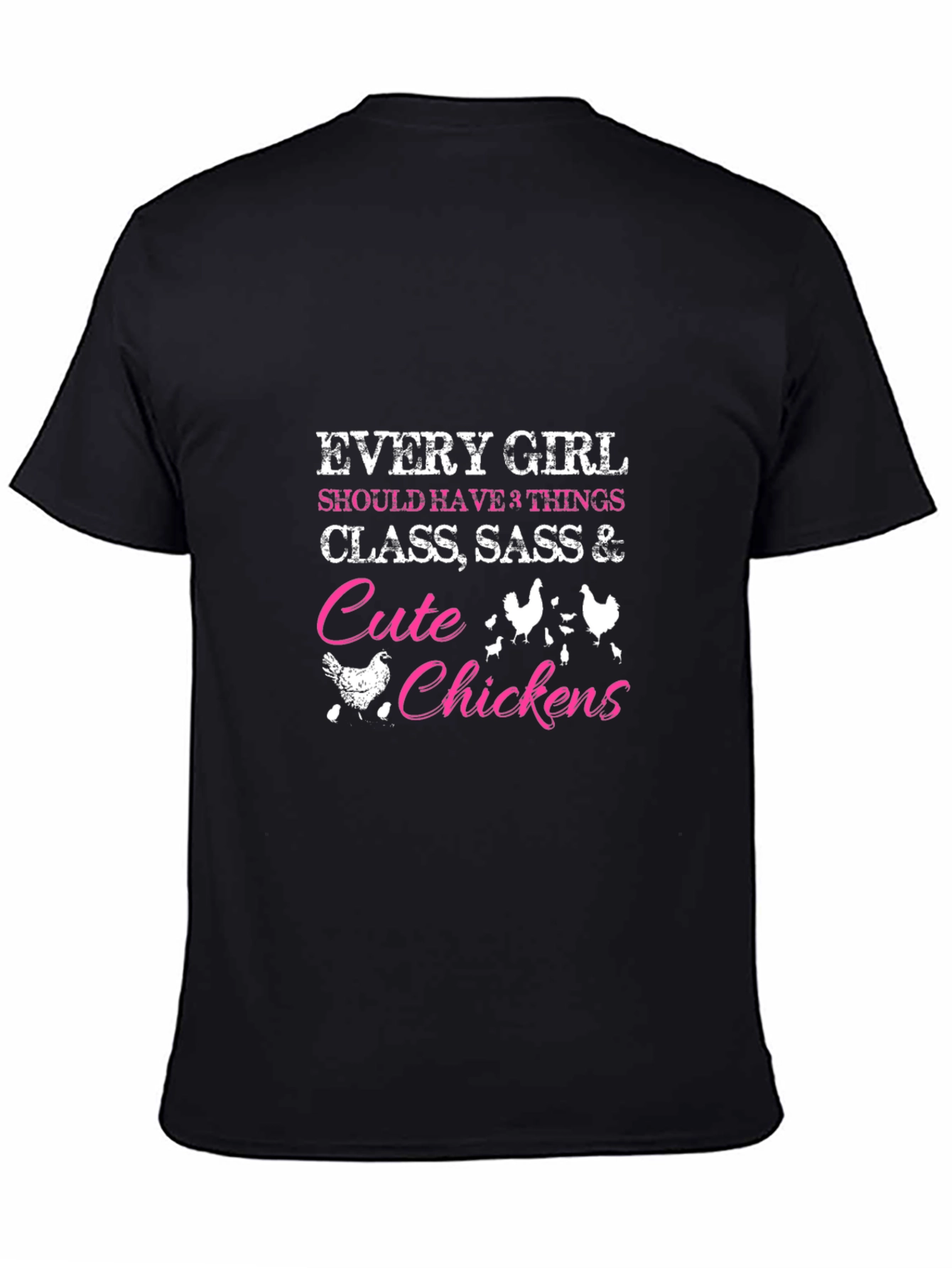 Cute Chickens Graphic T-Shirt