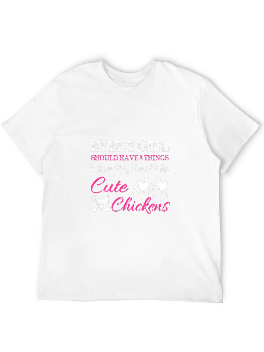 Cute Chickens Graphic T-Shirt