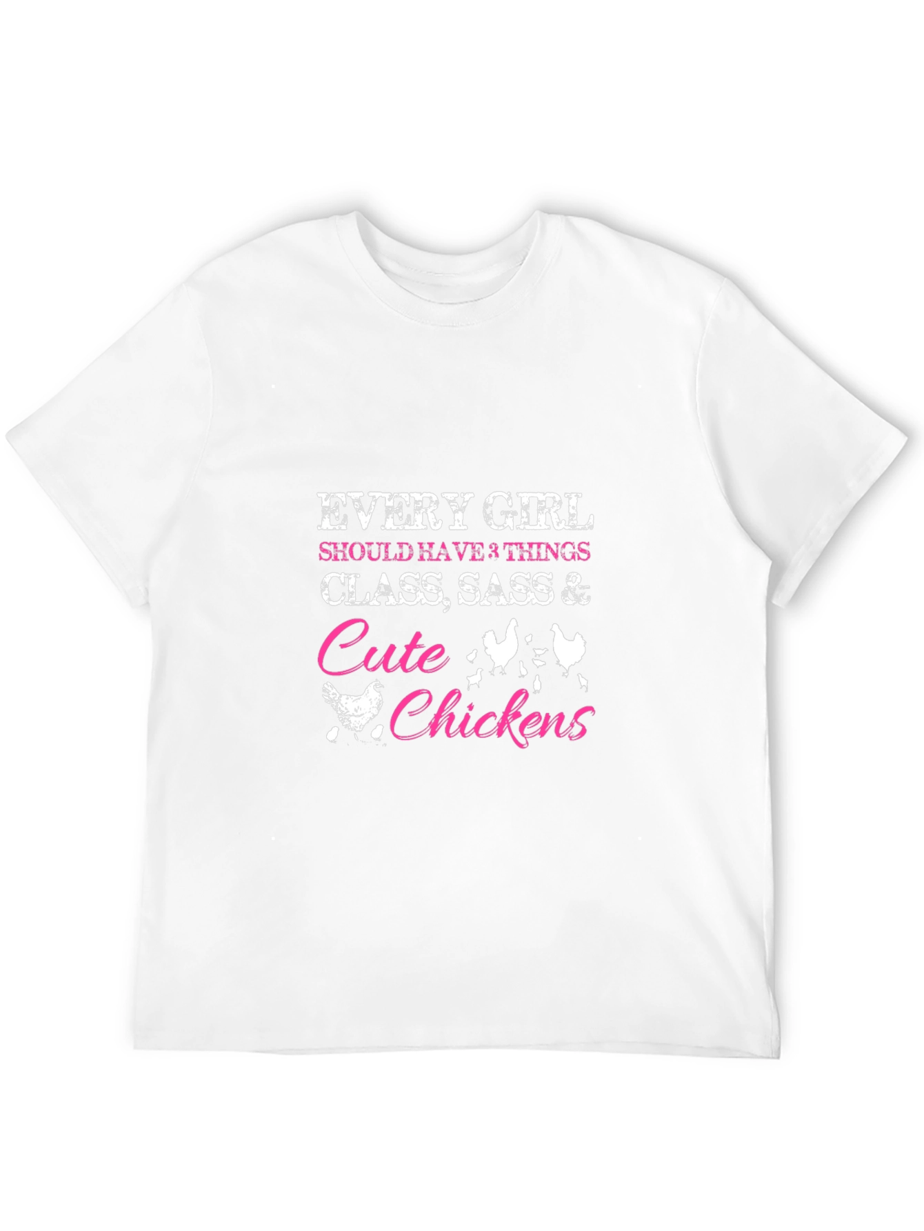 Cute Chickens Graphic T-Shirt