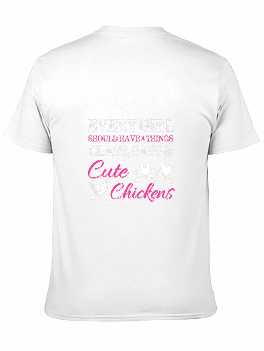 Cute Chickens Graphic T-Shirt